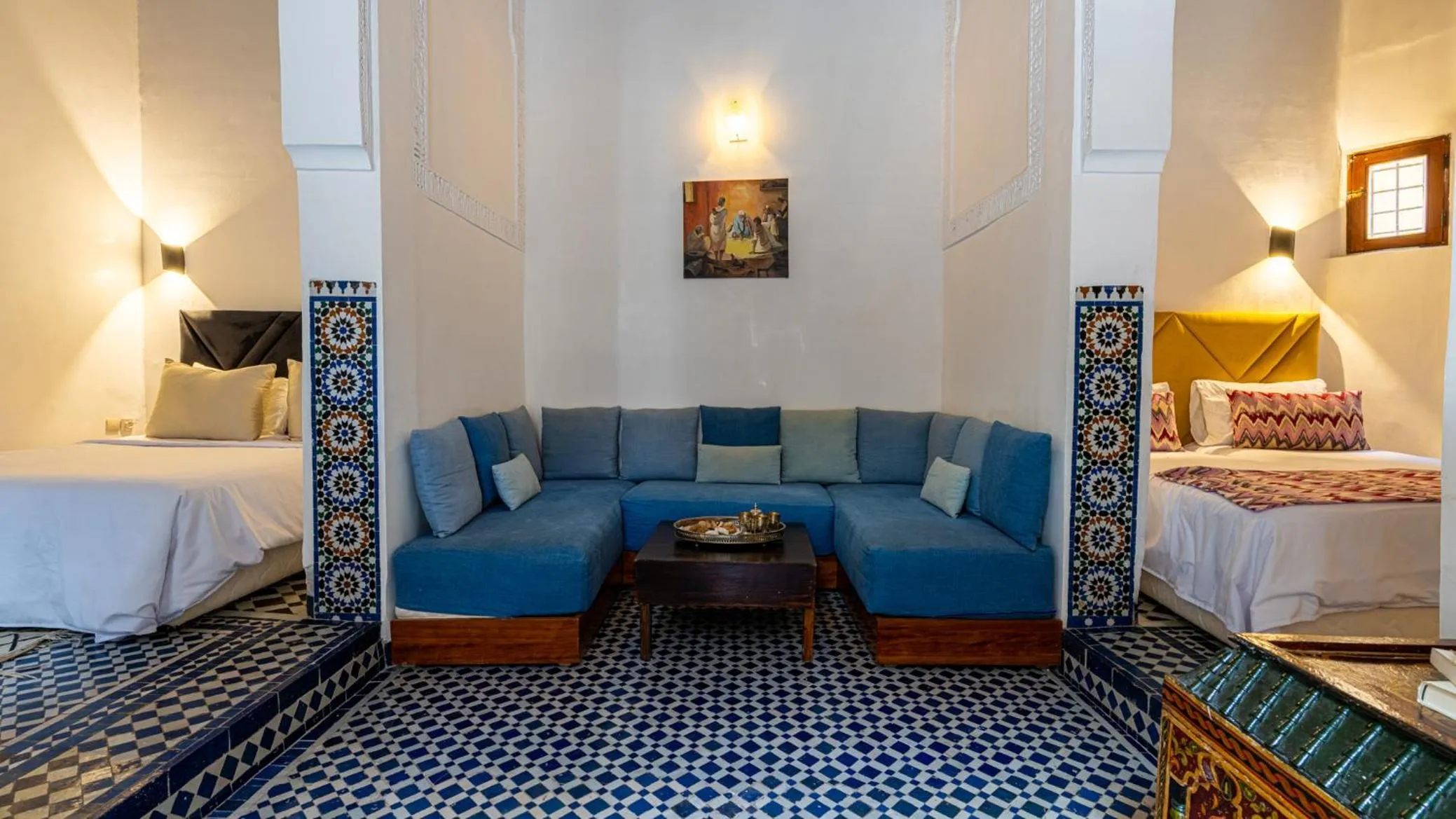 Bed in Riad Dar Pierre