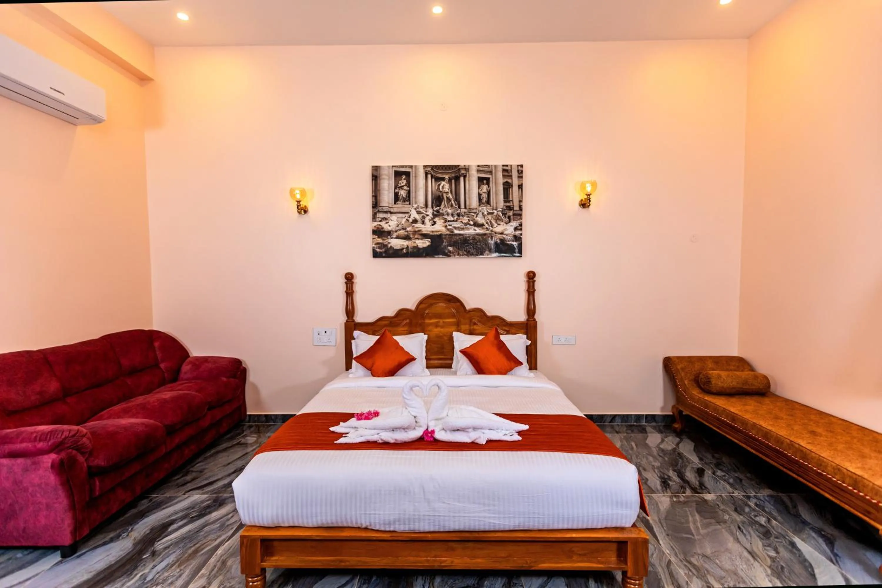 Bedroom, Bed in T Resort with Swimming Pool