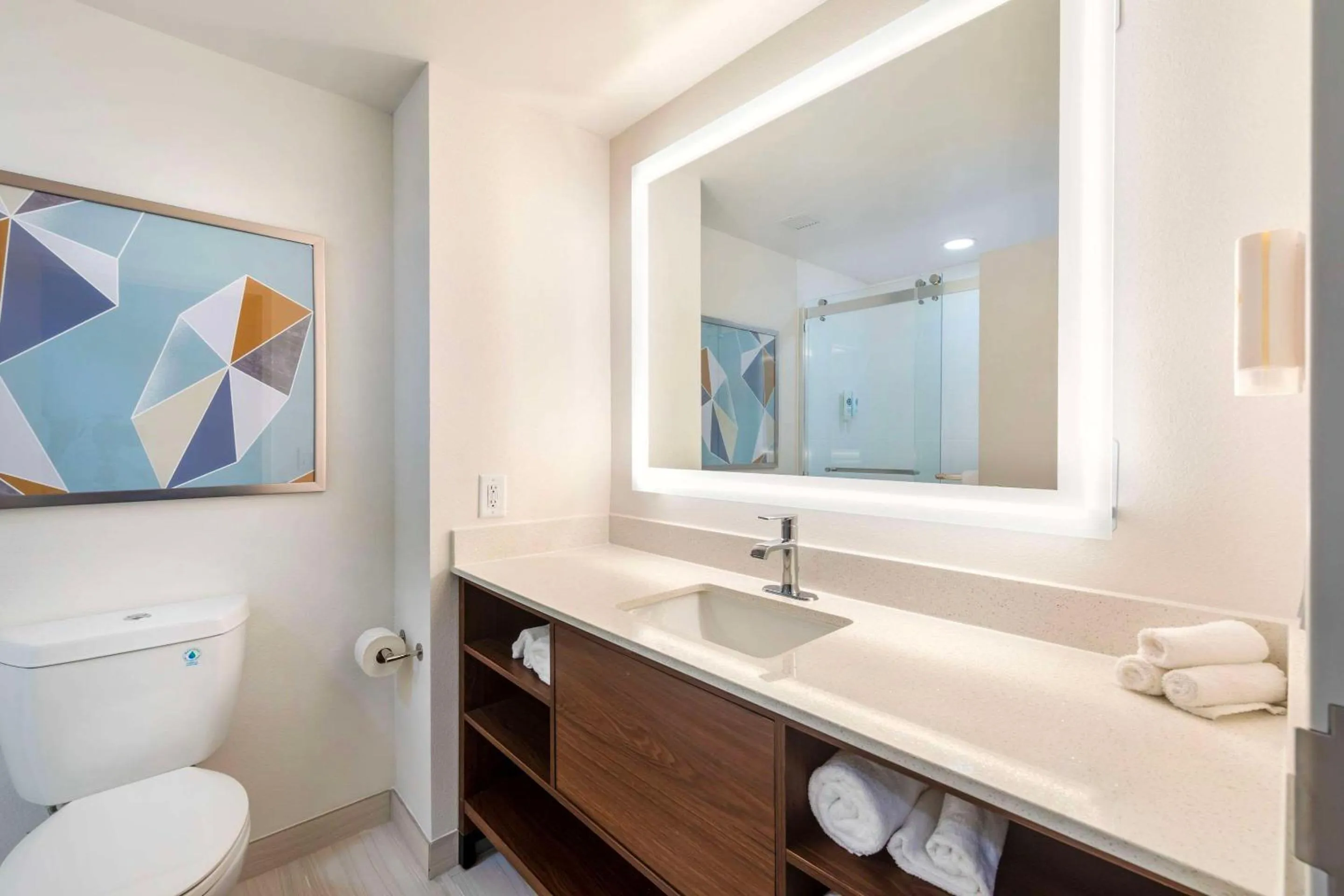 Shower in Comfort Suites Titusville near Kennedy Space Center