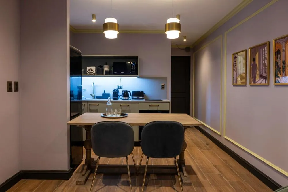 Dining area in Casa Cecilia Santiago
