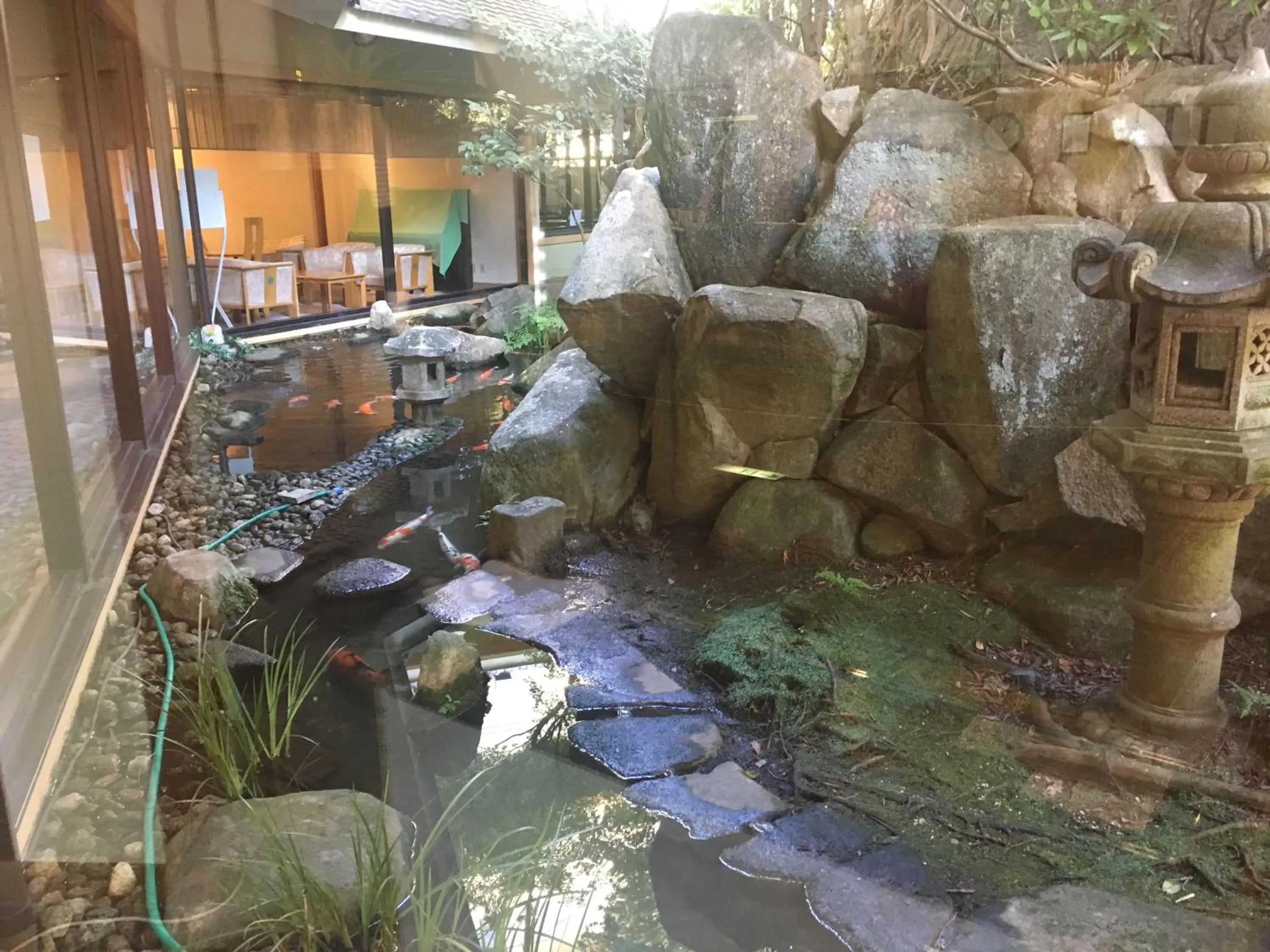 Patio in Miyajima Morinoyado