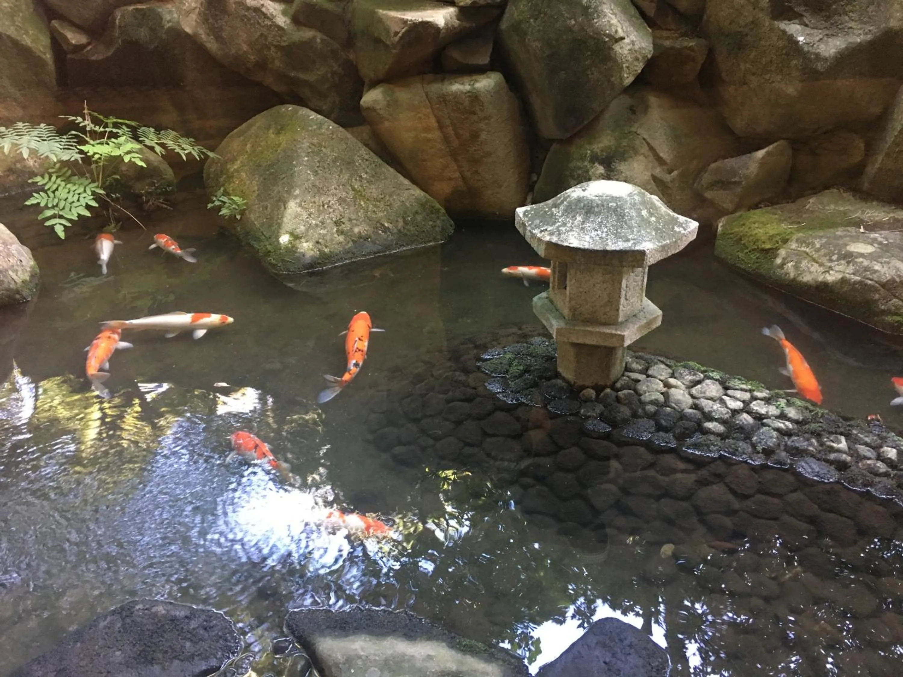 Patio in Miyajima Morinoyado