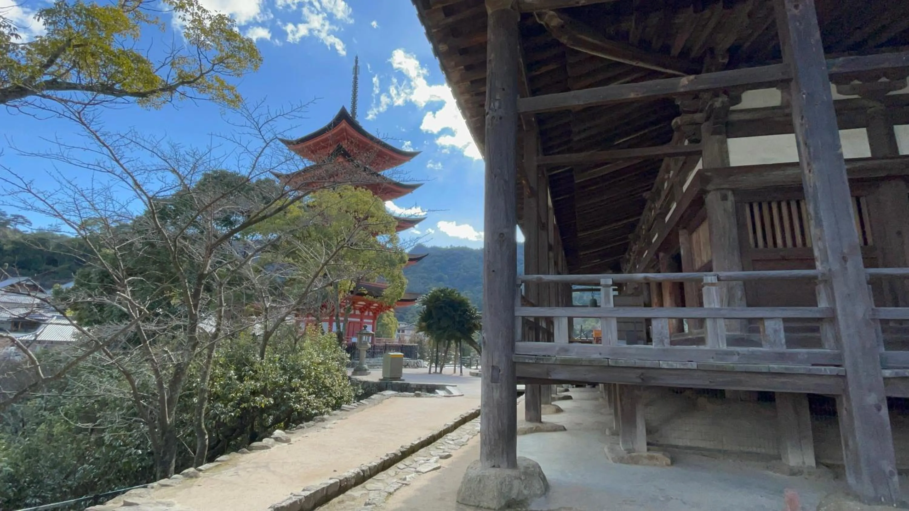 Natural landscape in Miyajima Morinoyado