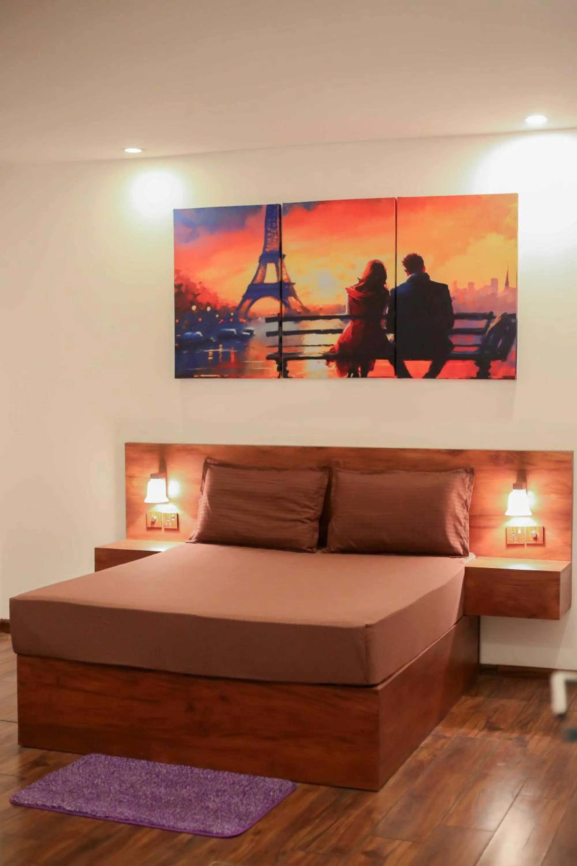 Bed in The Regent Grand Hotel