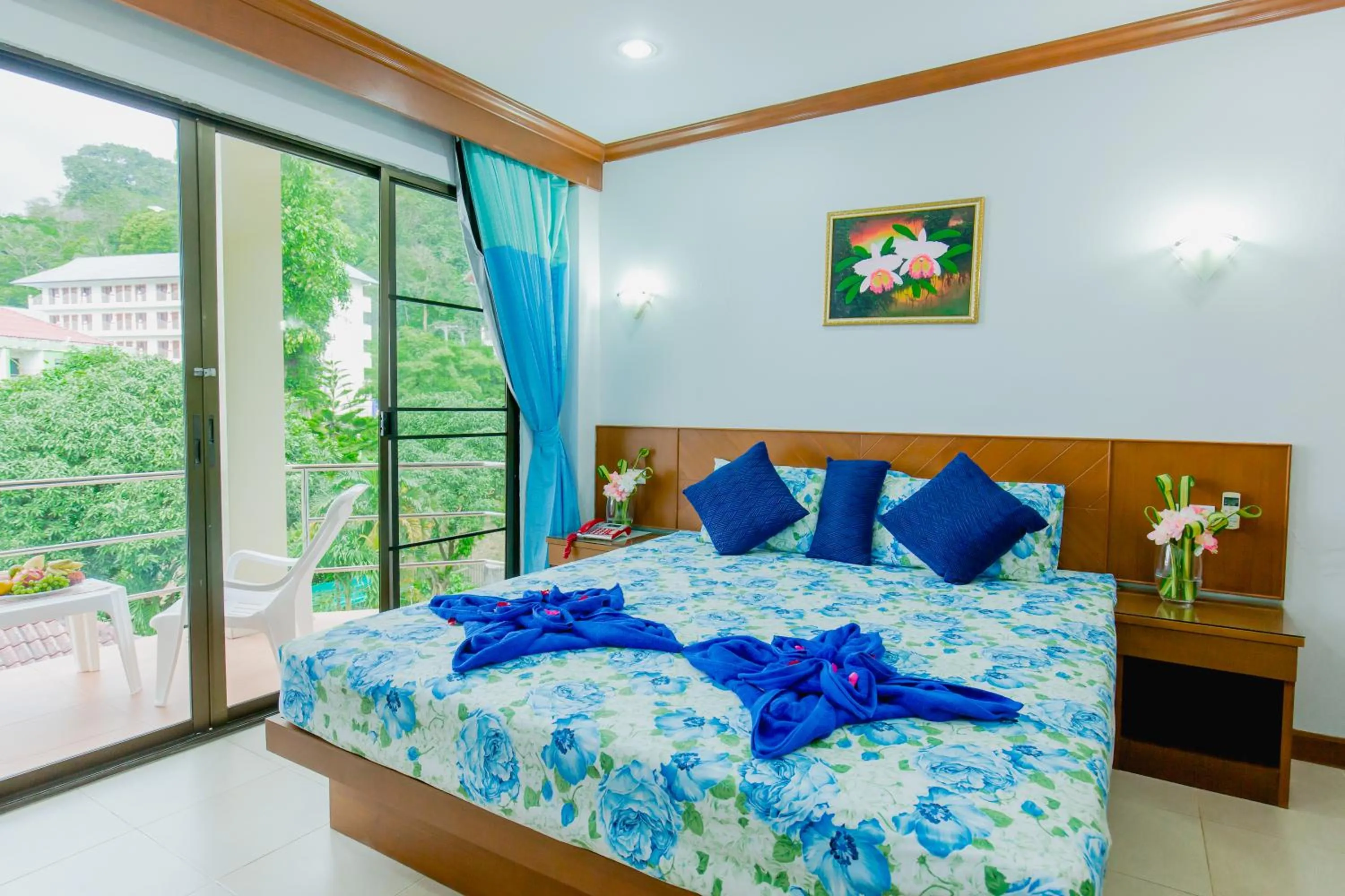 Balcony/Terrace, Bed in RK Guesthouse