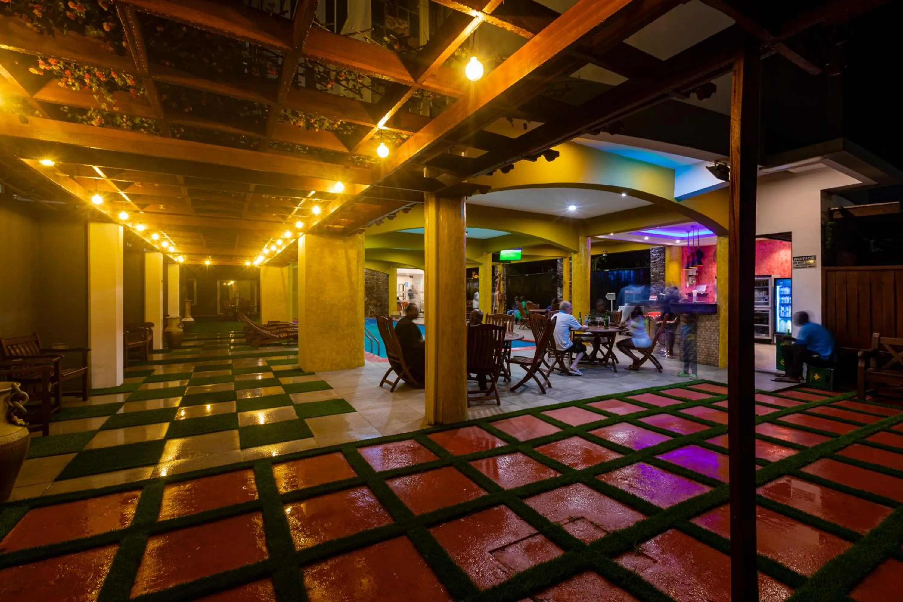 People in Airport View Hotel