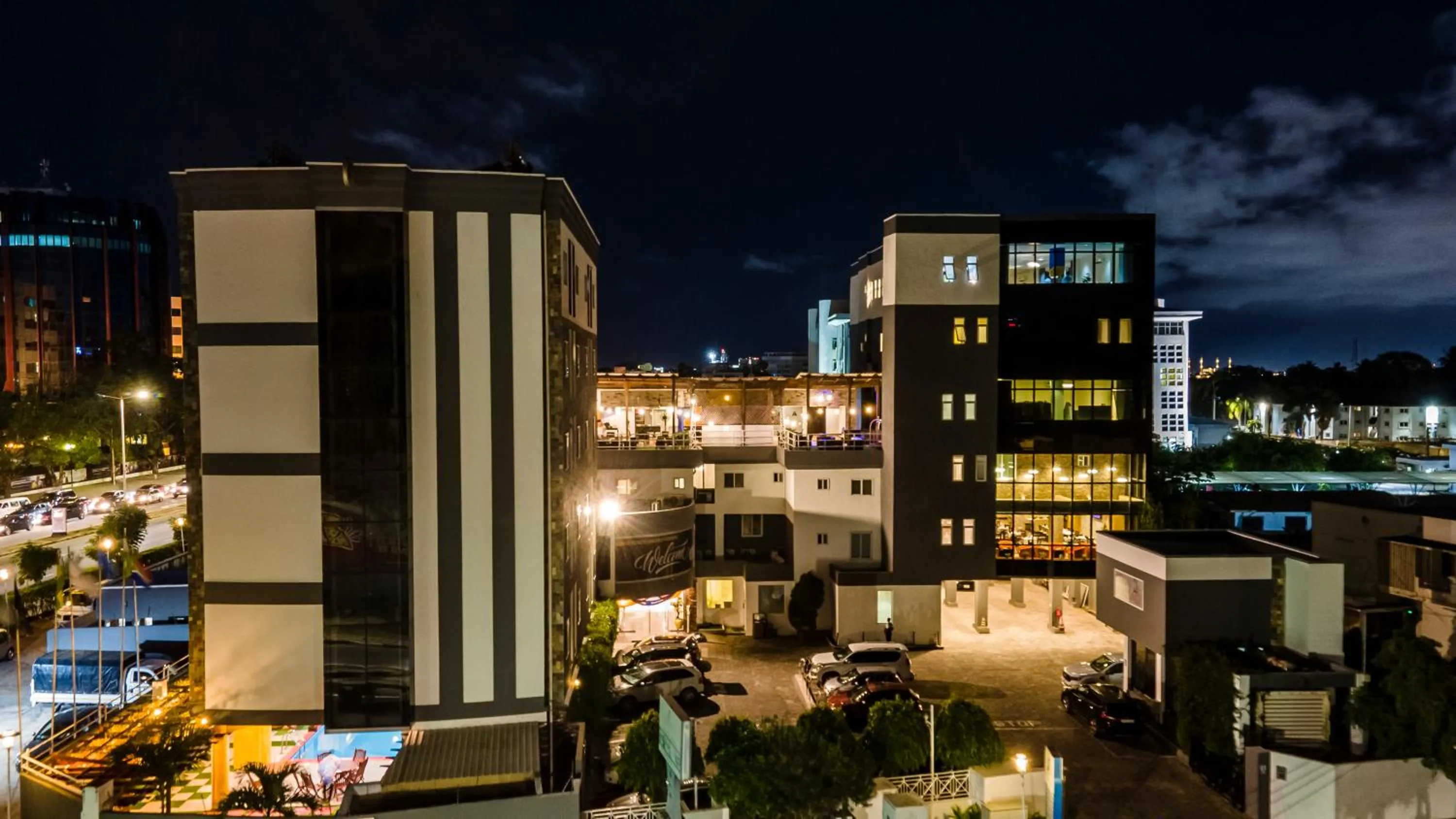 Property building in Airport View Hotel