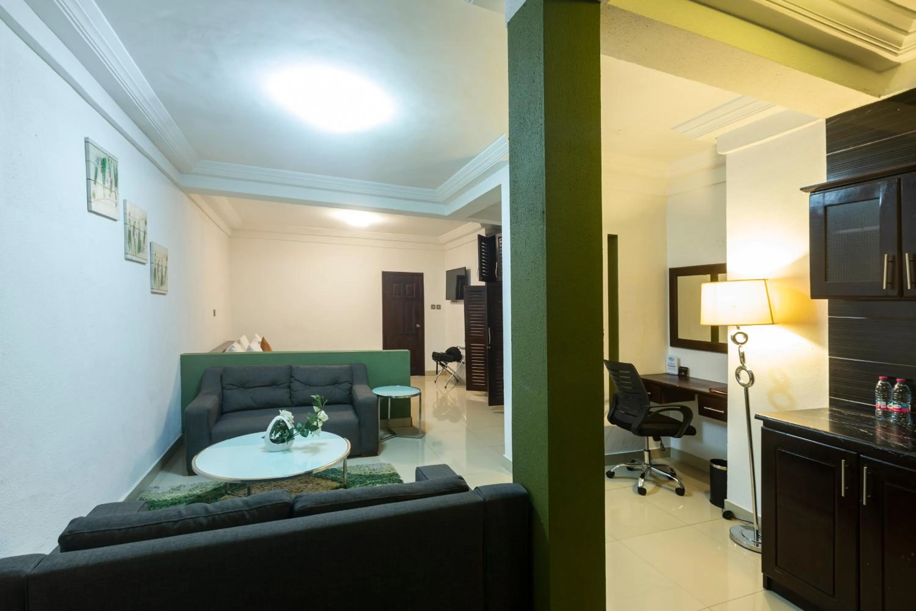 Bed in Airport View Hotel