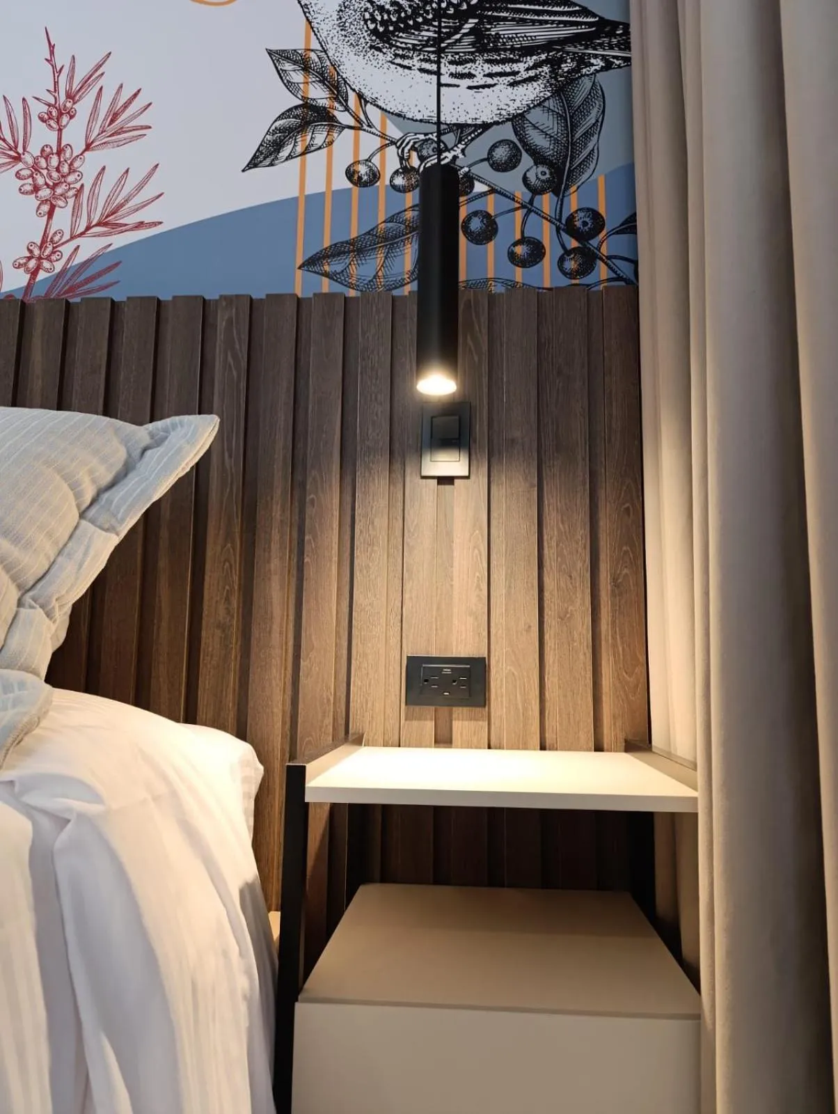 Decorative detail, Bed in Hotel Living 35 Suites by Growing Group