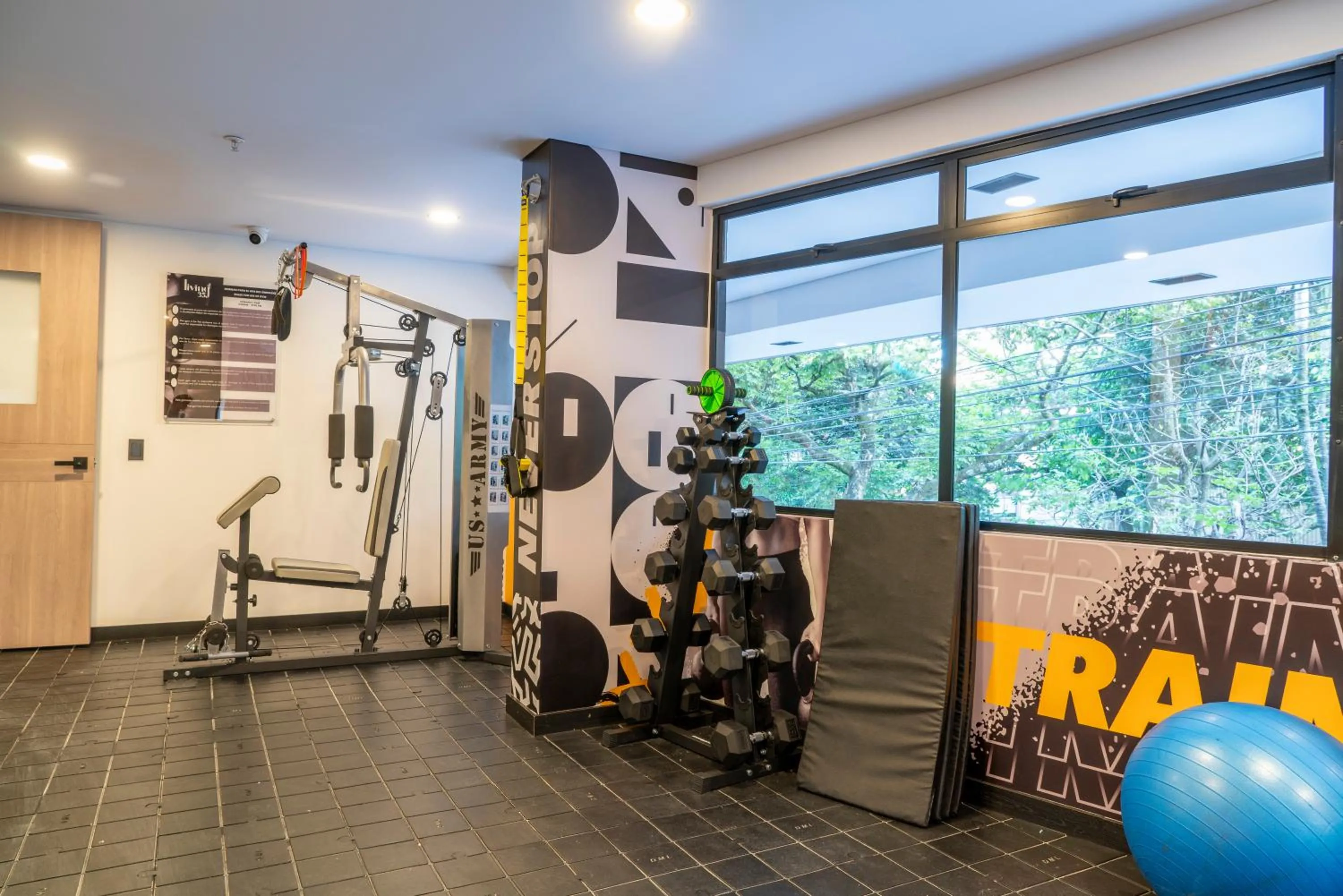 Fitness centre/facilities in Hotel Living 35 Suites by Growing Group