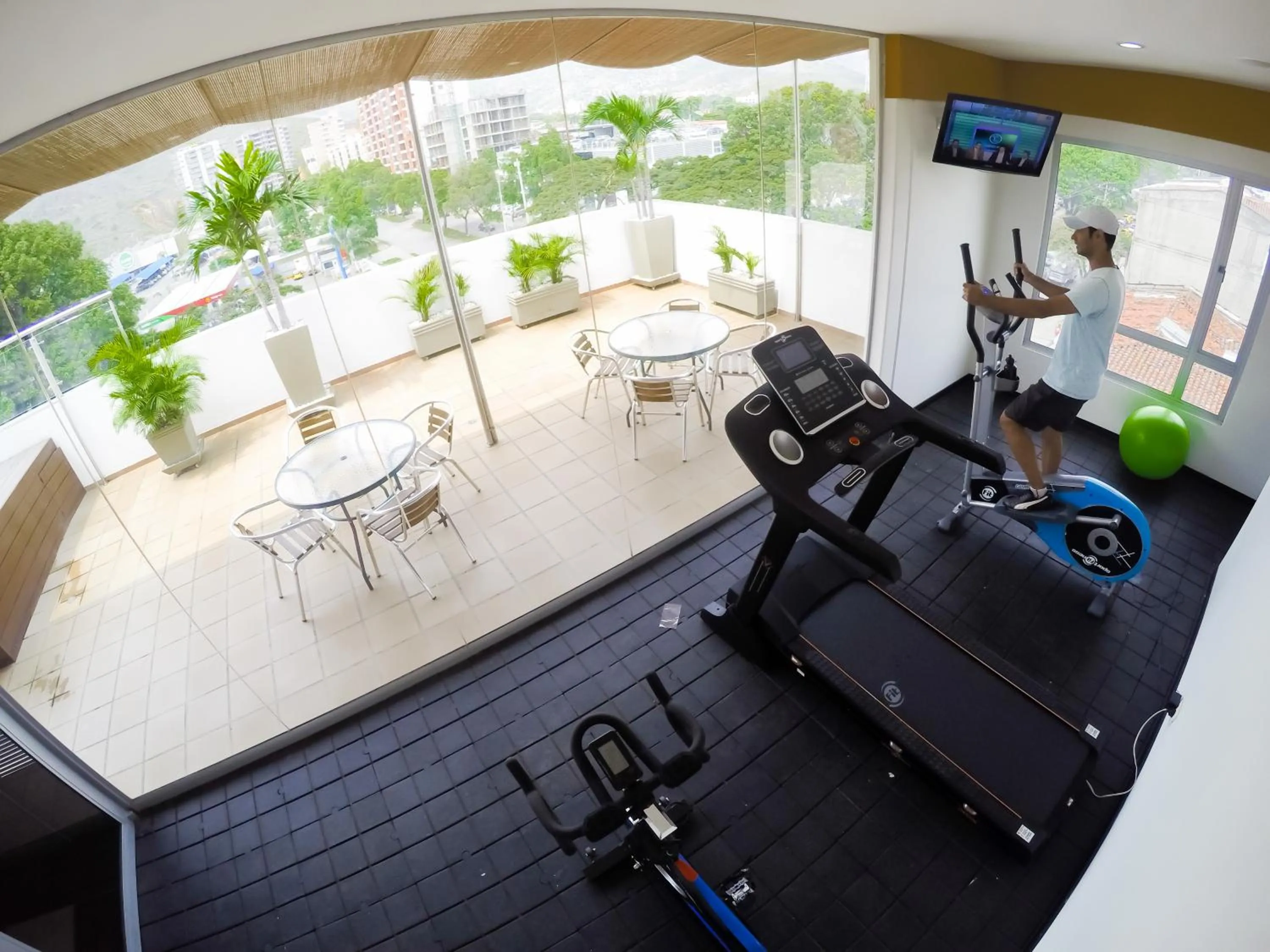 Fitness centre/facilities in Hotel Estancia Chipichape Cali