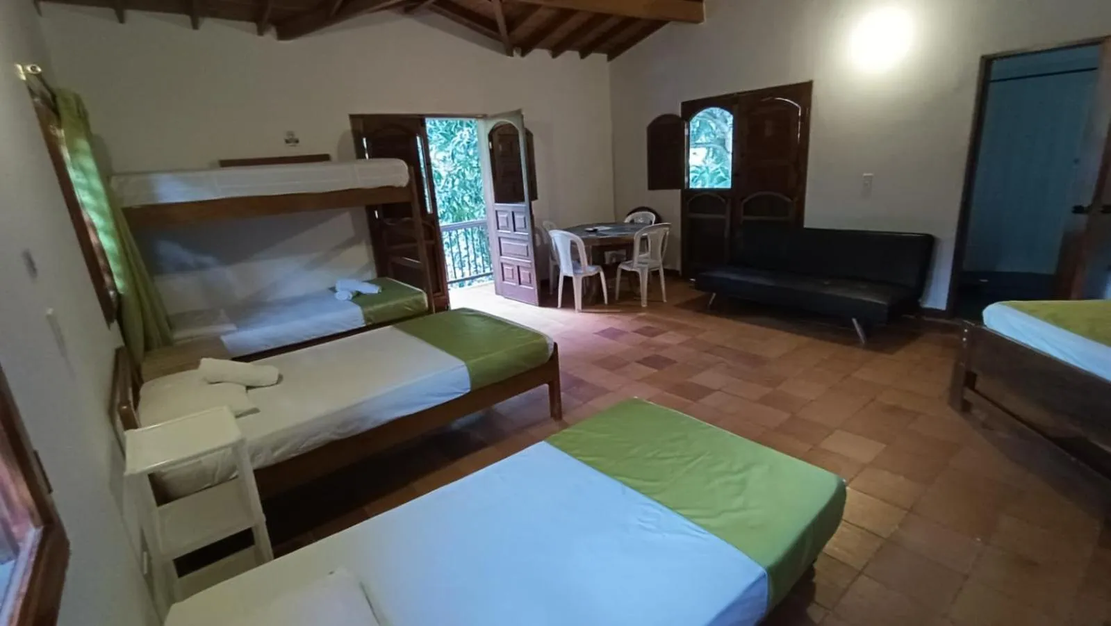 Bed in Finca Hotel La Estancia