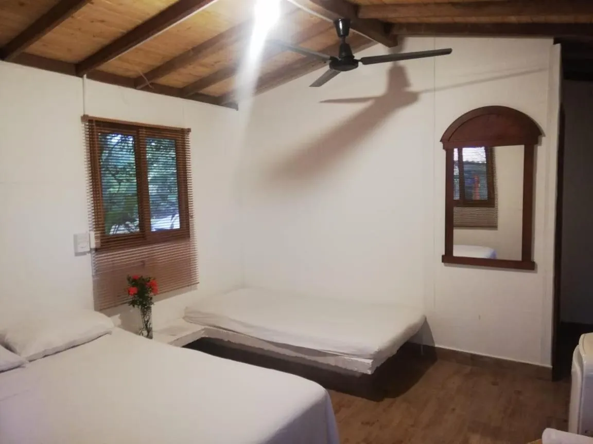 Bed in Finca Hotel La Estancia