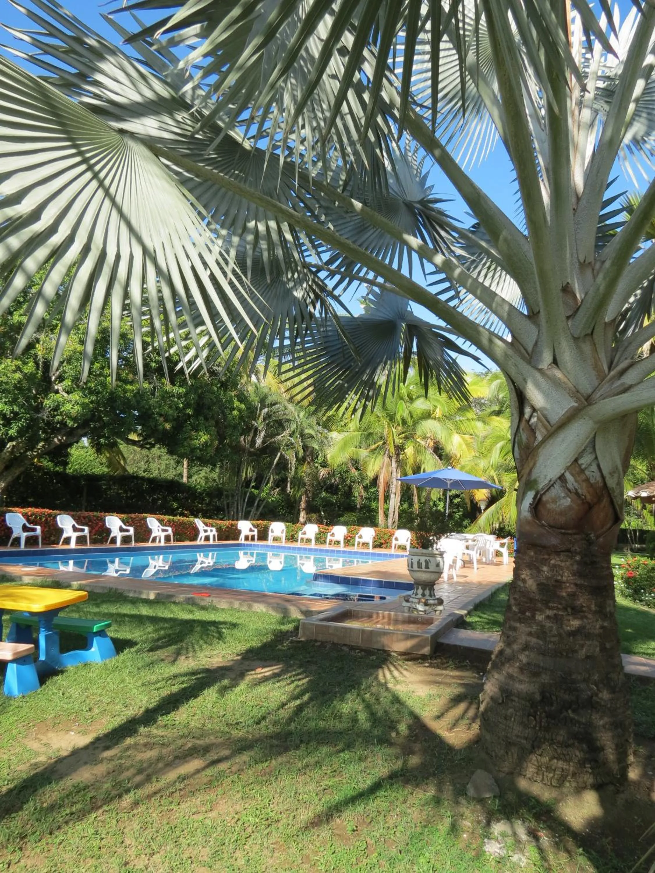 Swimming pool in Finca Hotel La Estancia