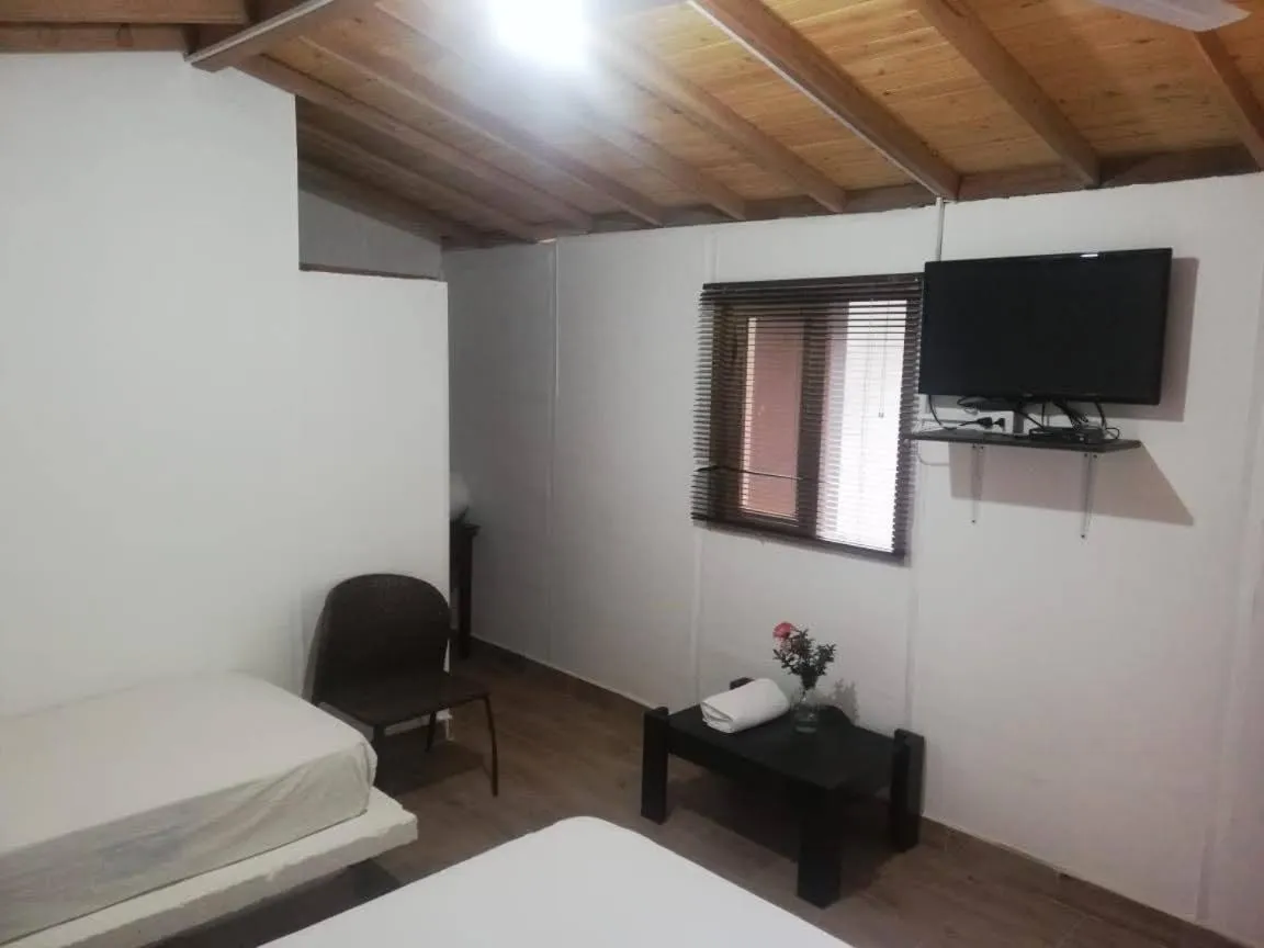 Bed in Finca Hotel La Estancia