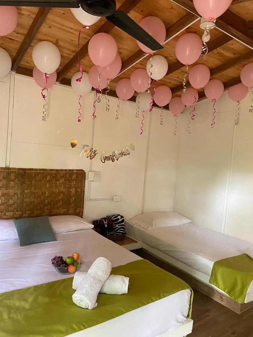 Bed in Finca Hotel La Estancia