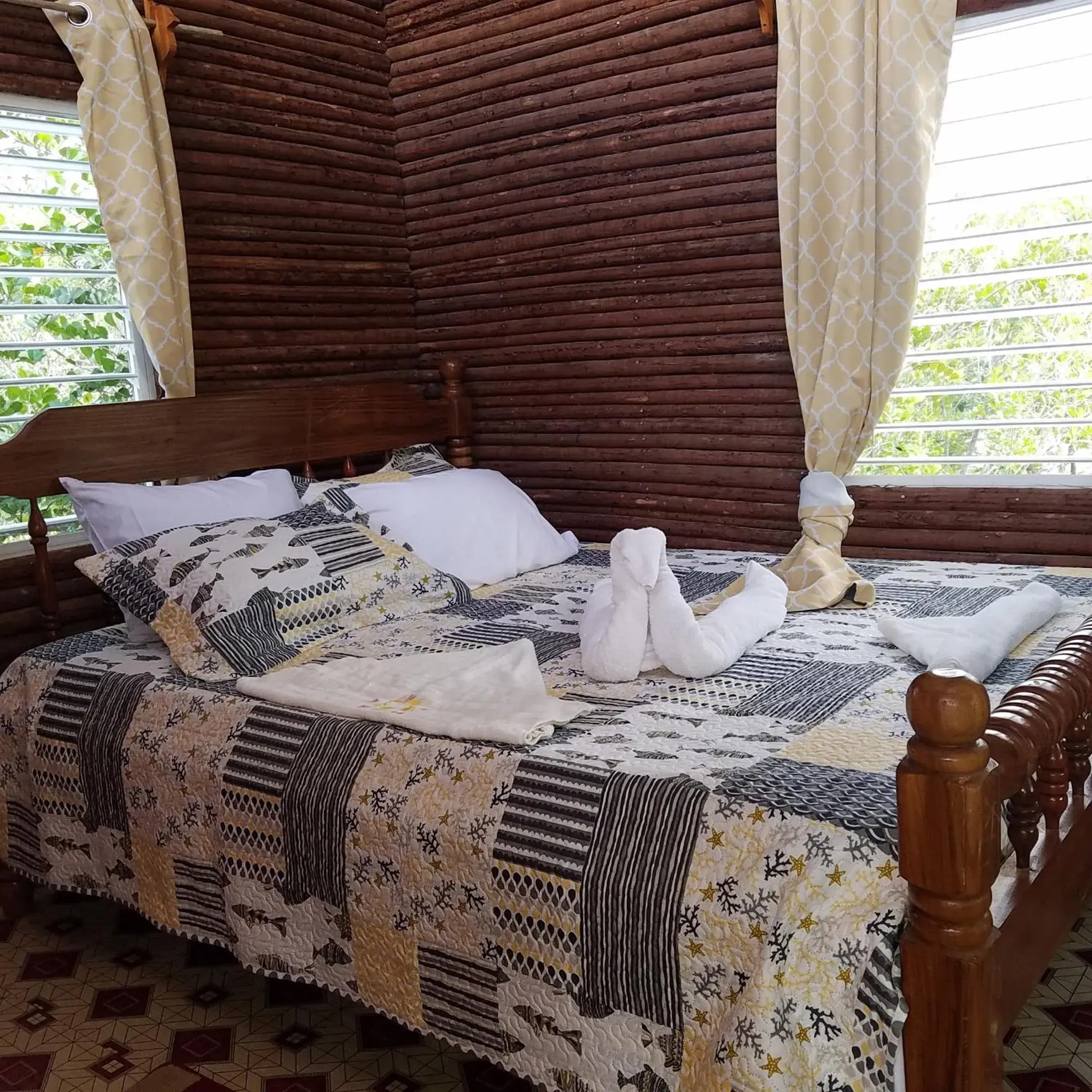 Queen Room with Garden View in Palmento Grove Garifuna Eco-Cultural & Healing Institute Queen Room with Garden View in Palmento Grove Garifuna Eco-Cultural & Healing Institute