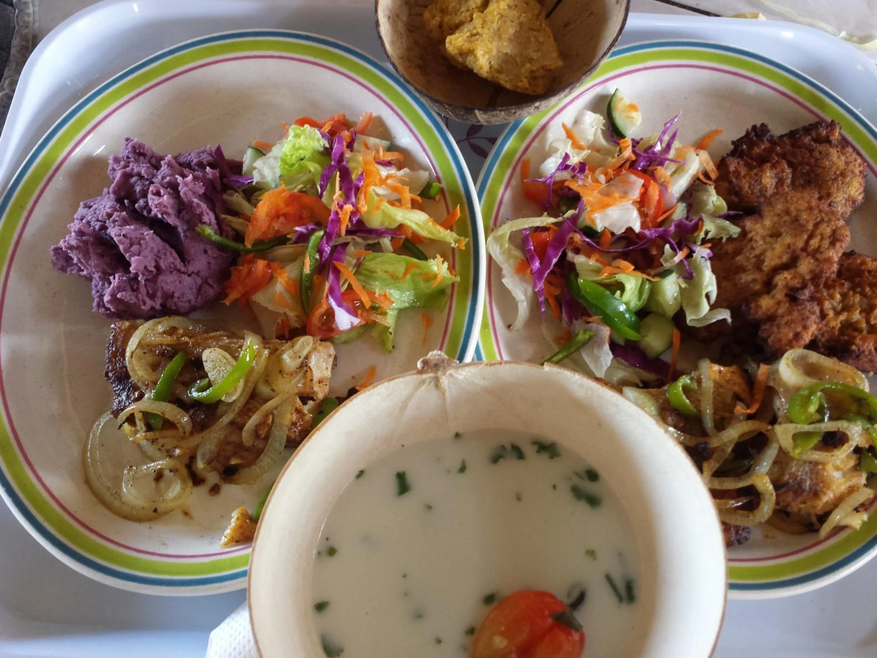 Lunch in Palmento Grove Garifuna Eco-Cultural & Healing Institute