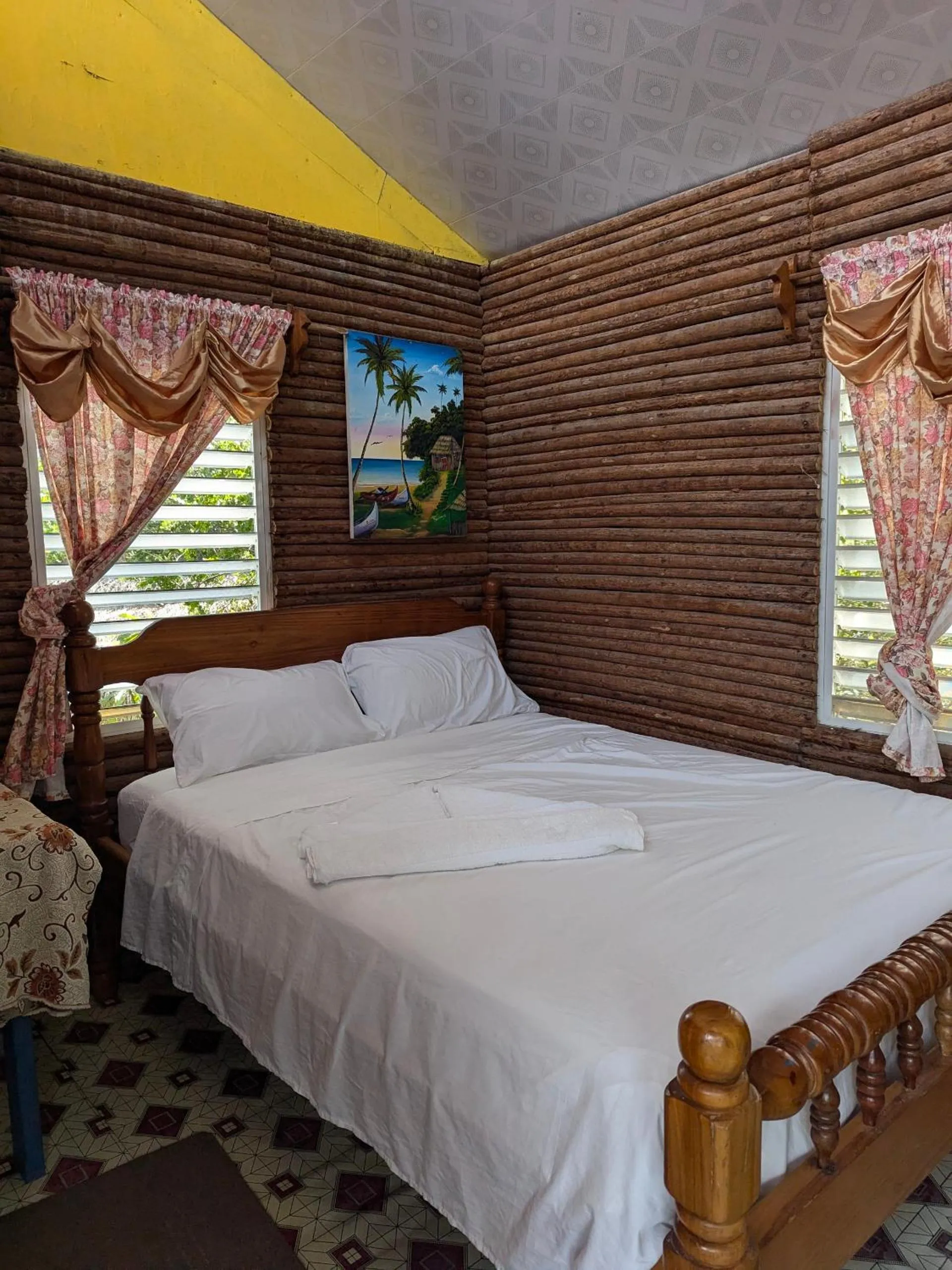 View (from property/room), Bed in Palmento Grove Garifuna Eco-Cultural & Healing Institute