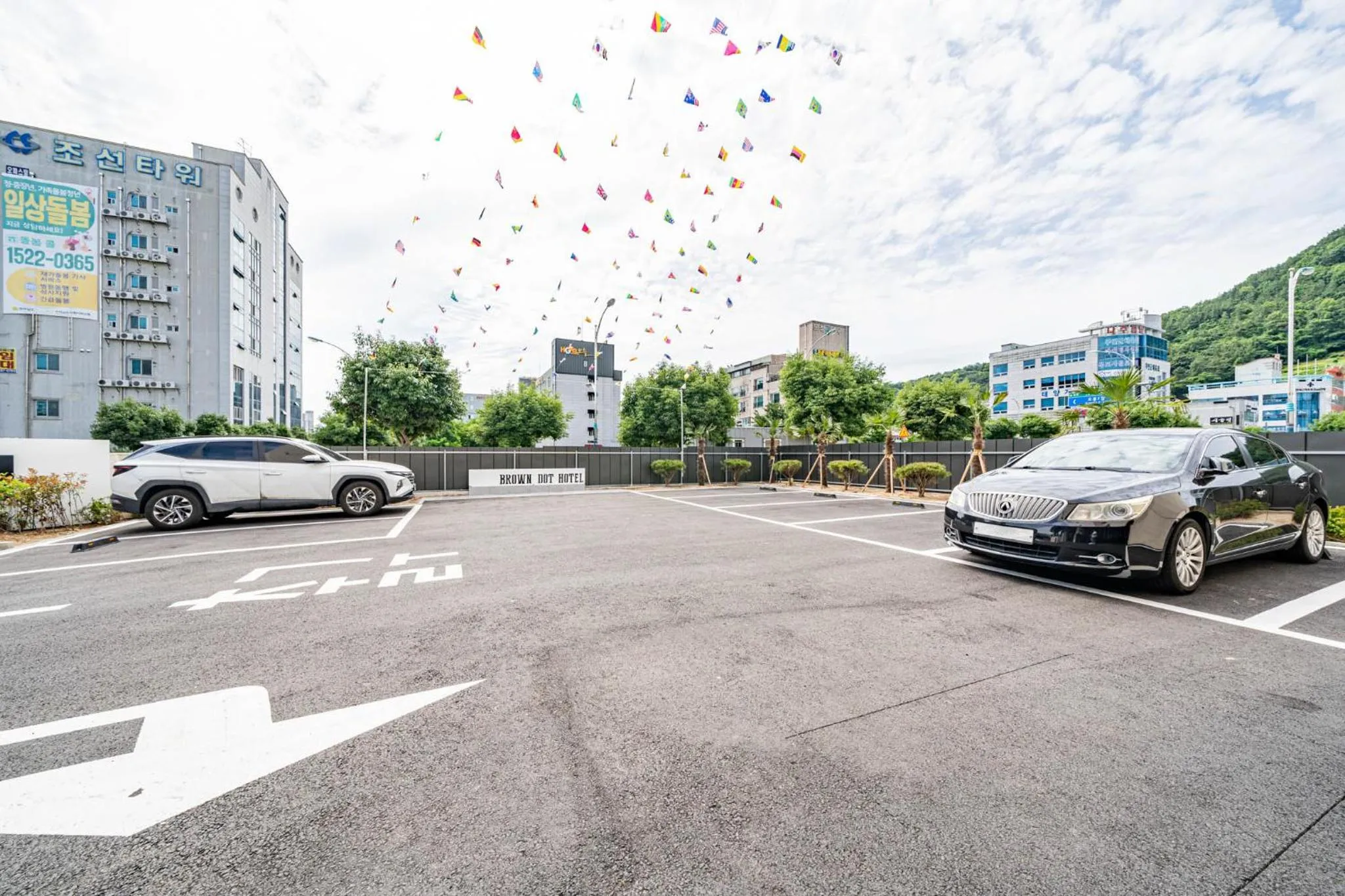 Parking in Mokpo Brown Dot Hotel Namak