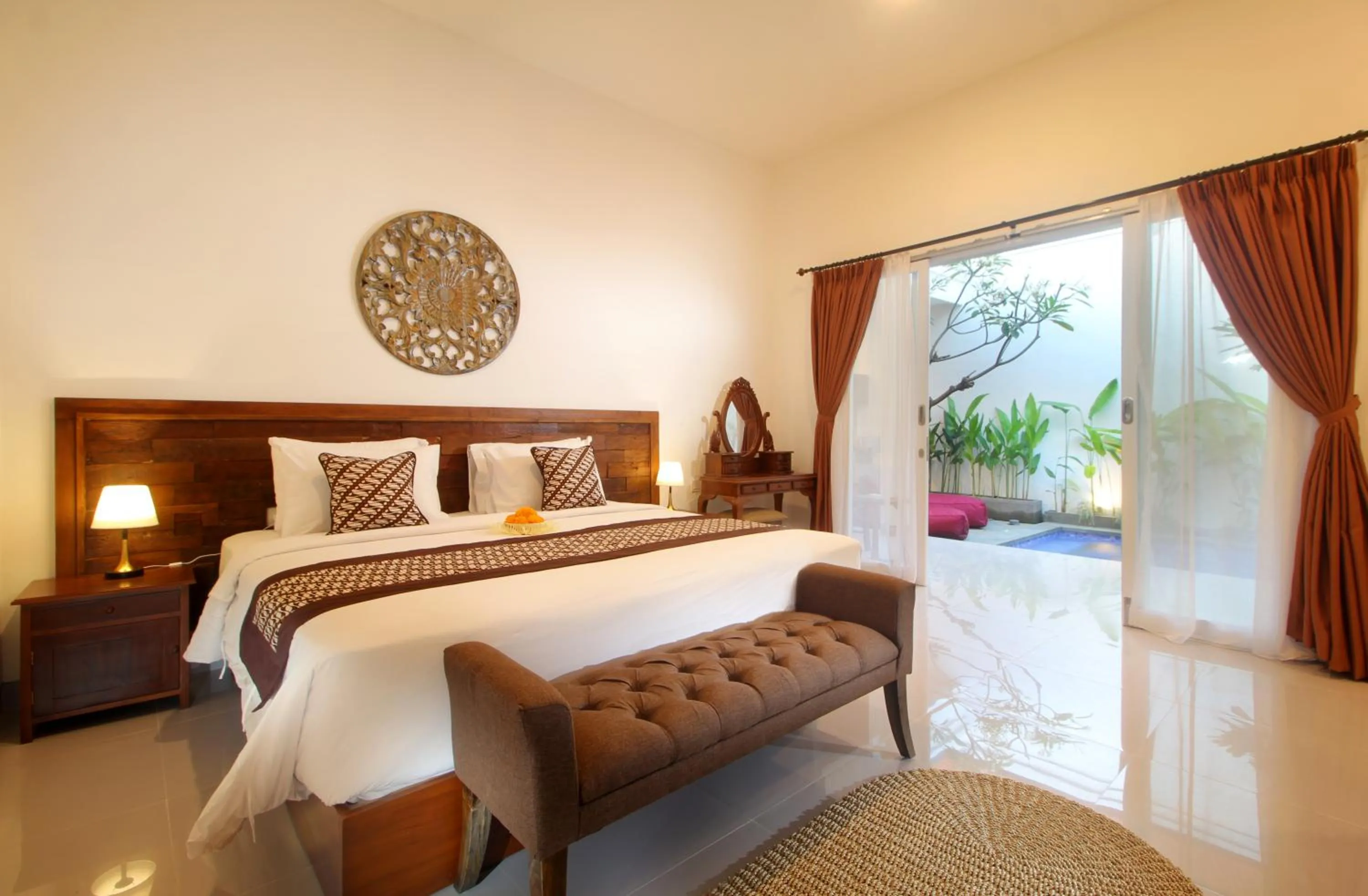 Bed in Bougainvillea Villa Seminyak by Parigata