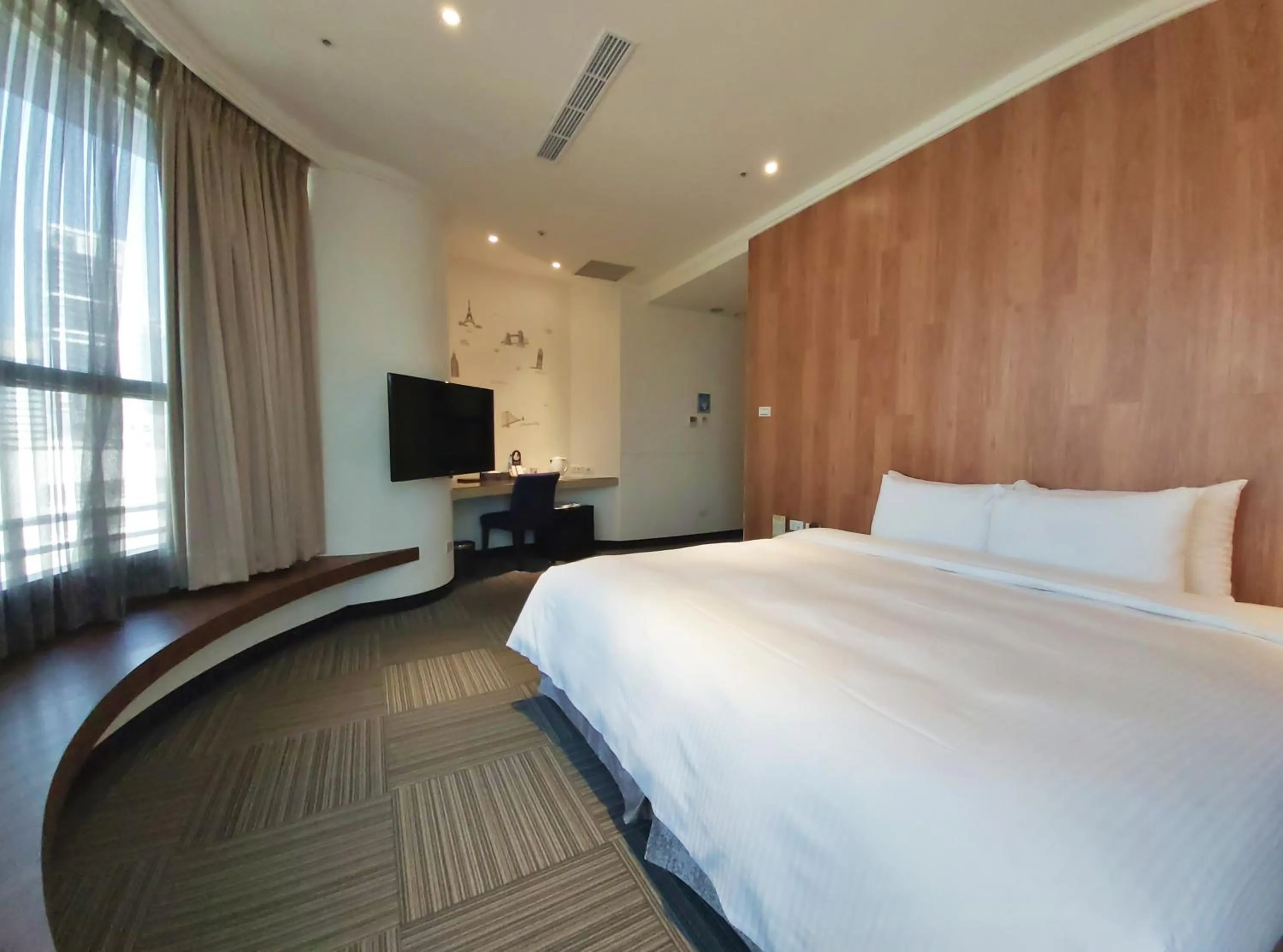Bed in Merryday Hotel Banqiao