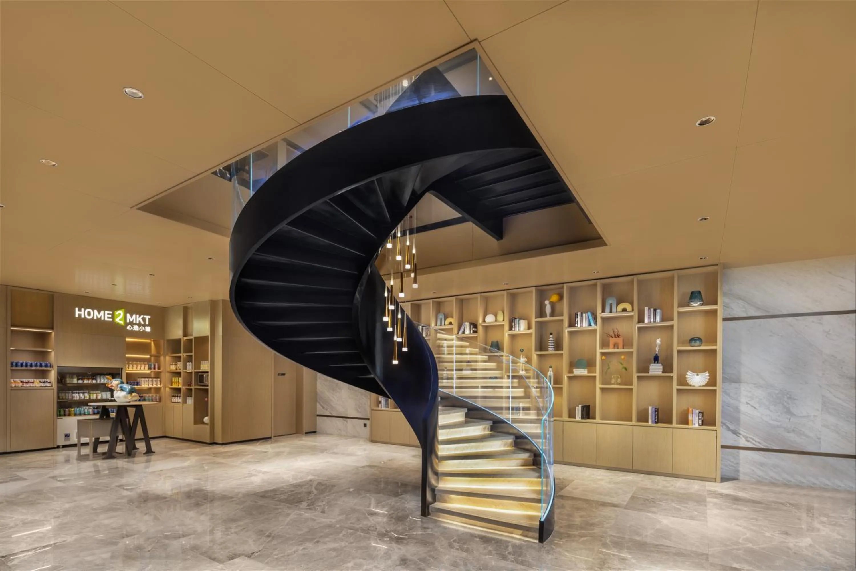 Seating area in Home2 by Hilton Xinjiang Kuche