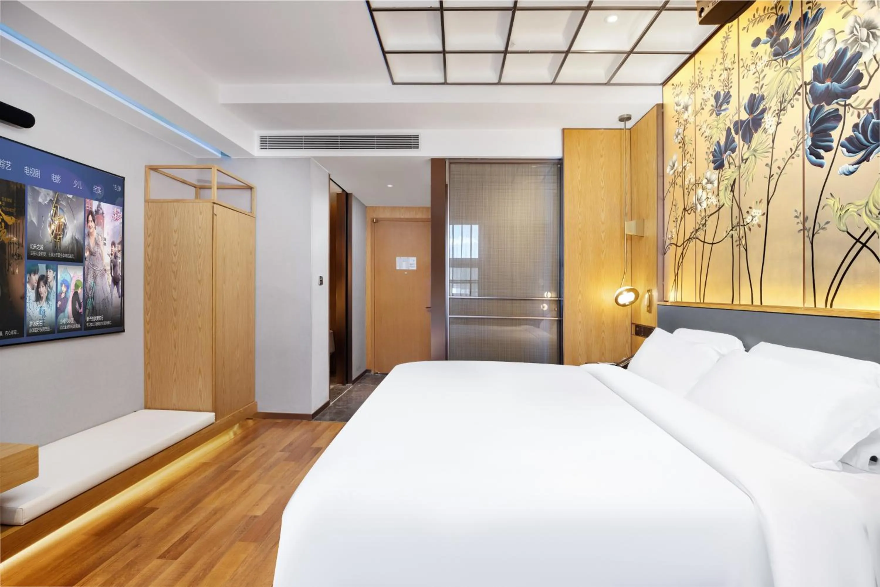 Bed in Jingli Hotel - Beijing New National Exhibition Capital Airport