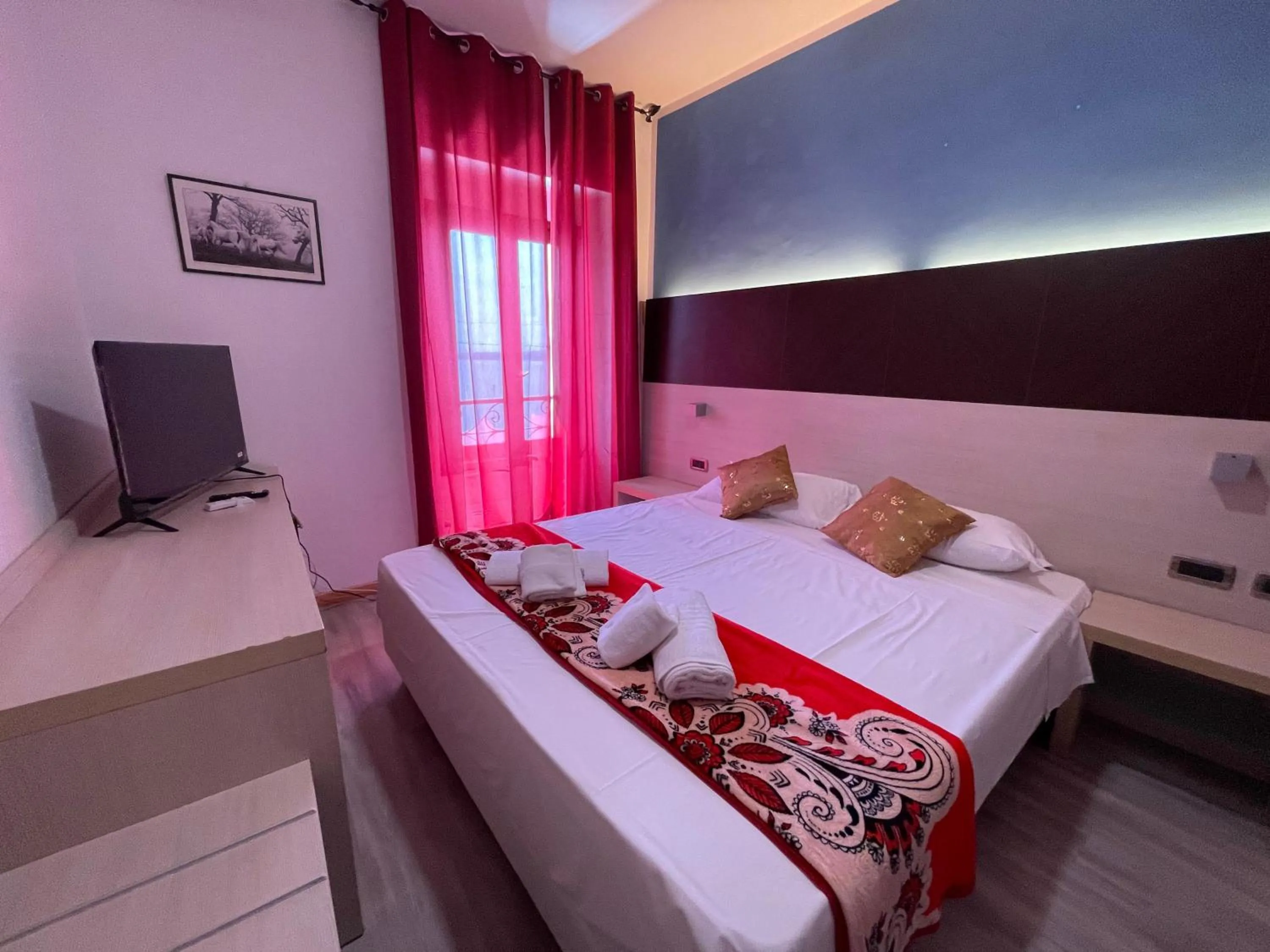 Bed in Hotel & Restaurant San Marco AB