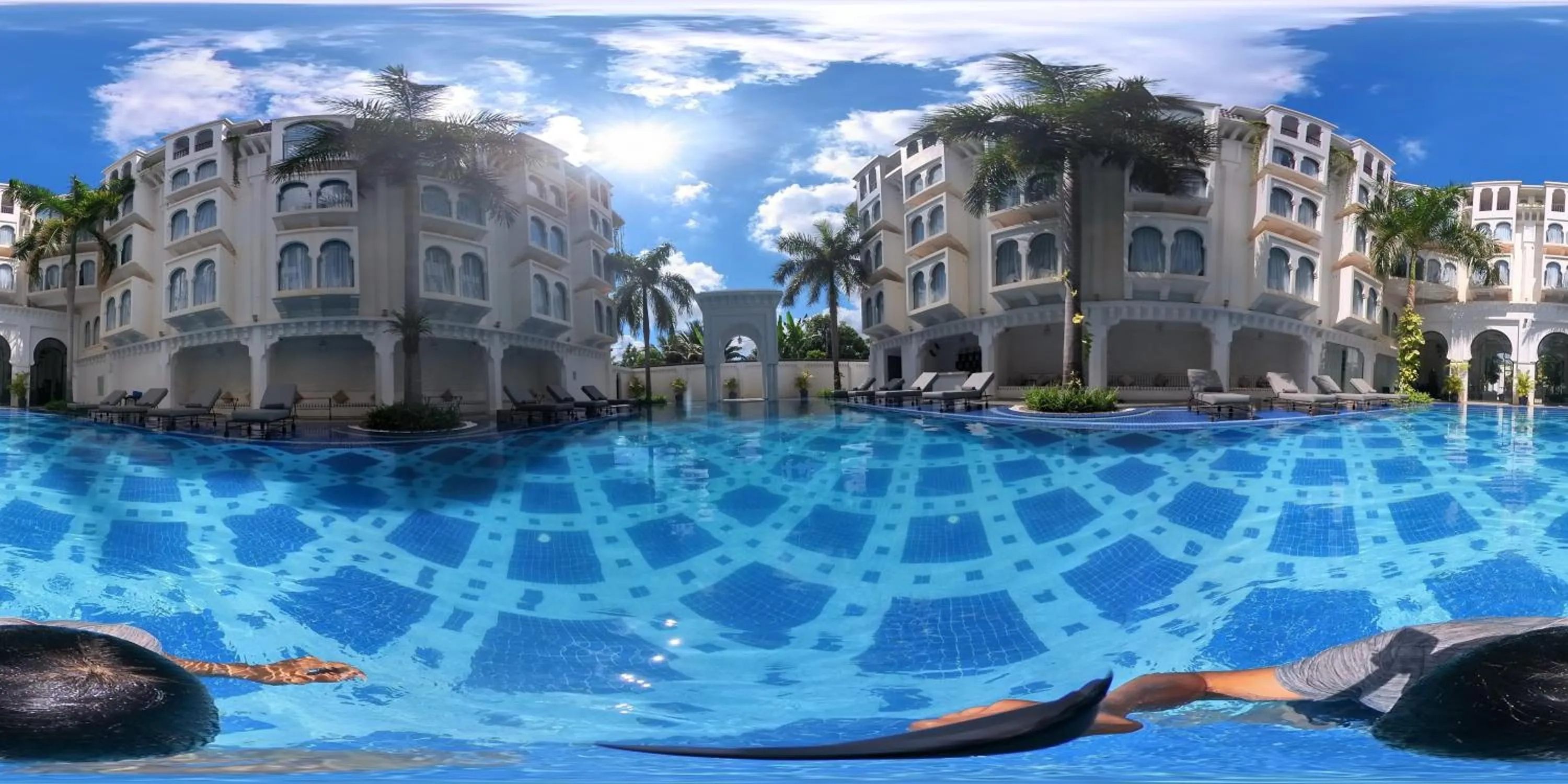 Swimming pool in Sarai and Wander Resort