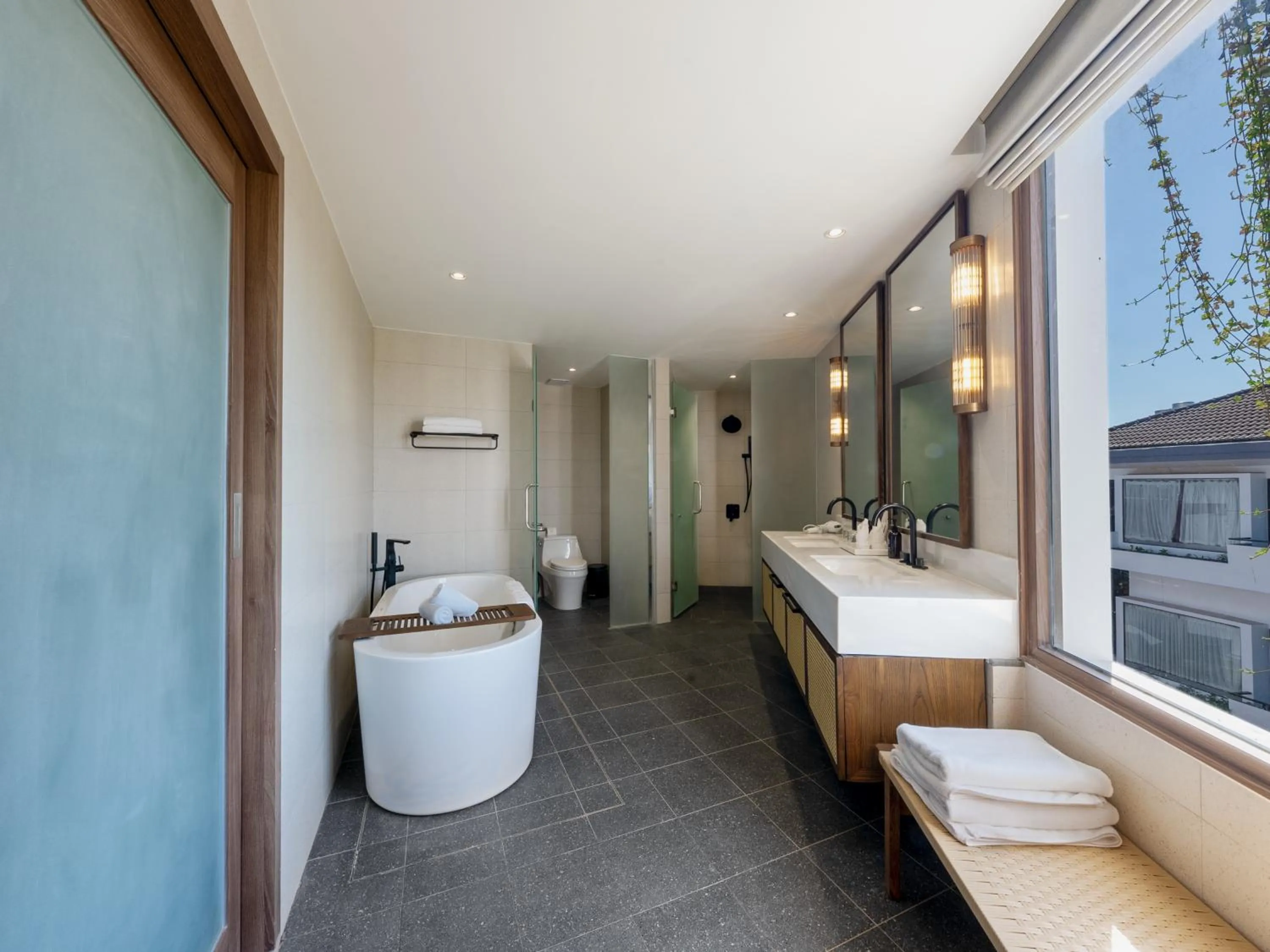 Bathroom in Sarai and Wander Resort