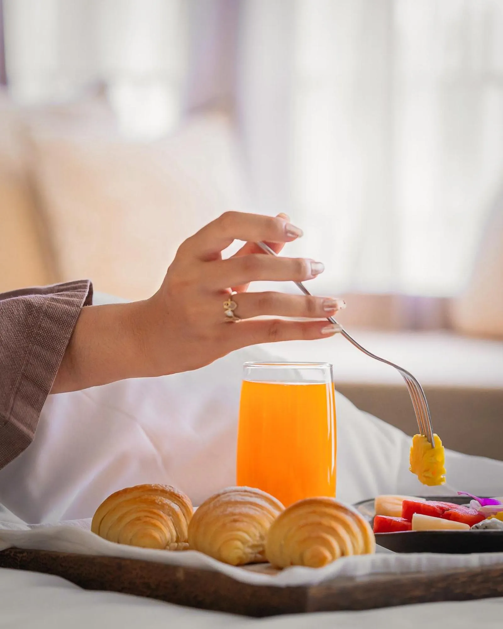 Breakfast in Sarai and Wander Resort