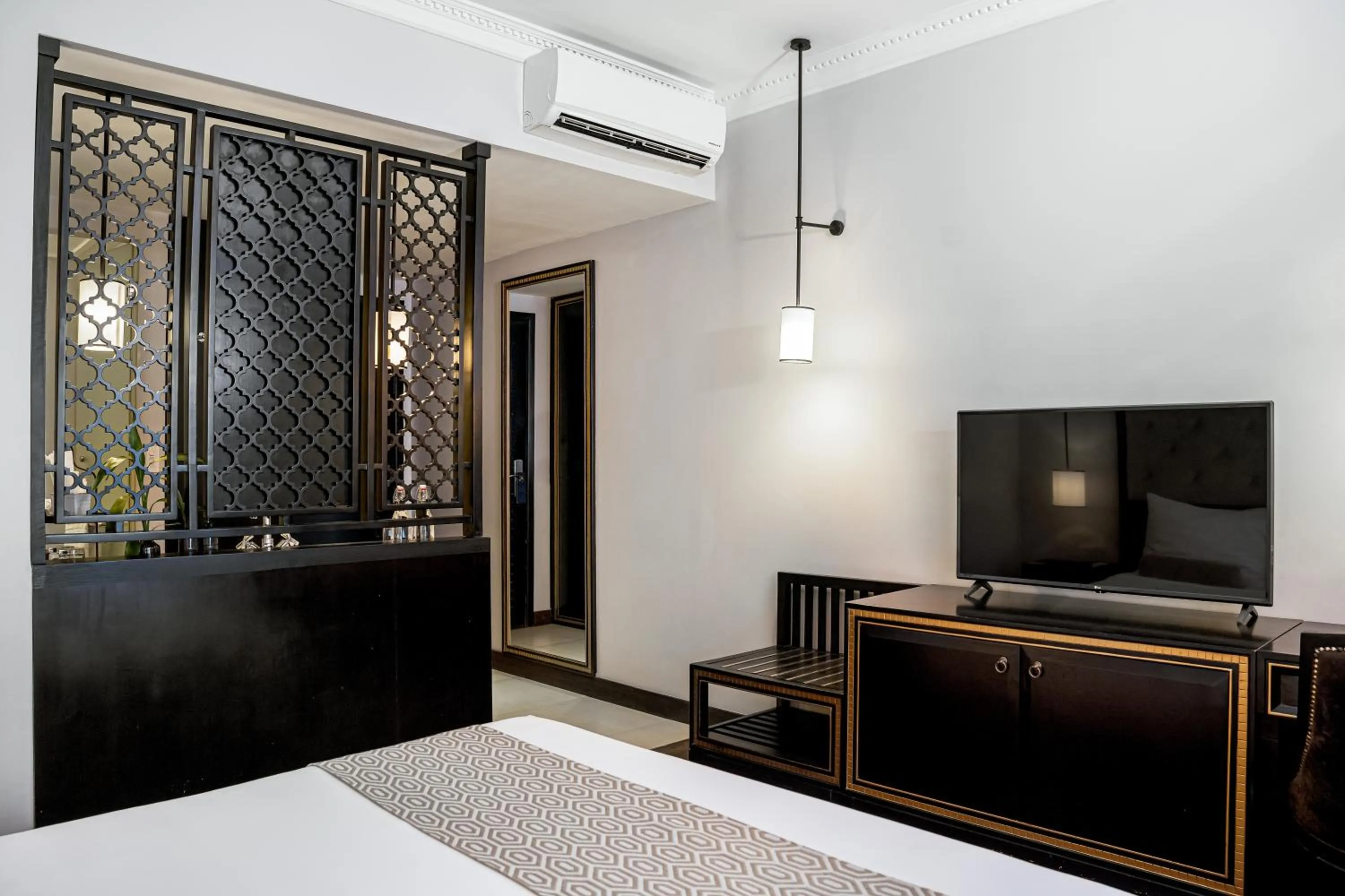 View (from property/room), Bed in Sarai and Wander Resort