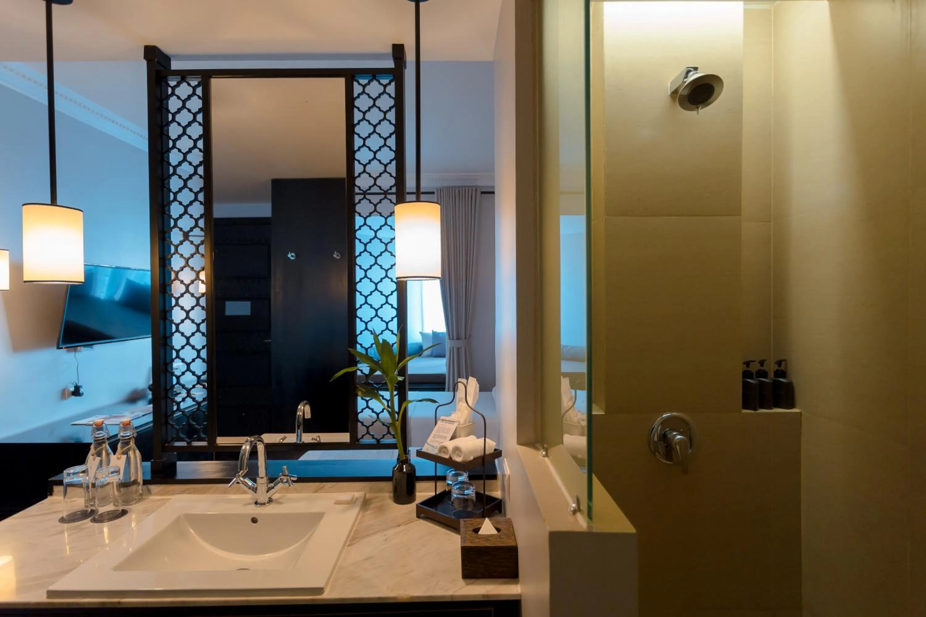 Bathroom in Sarai and Wander Resort