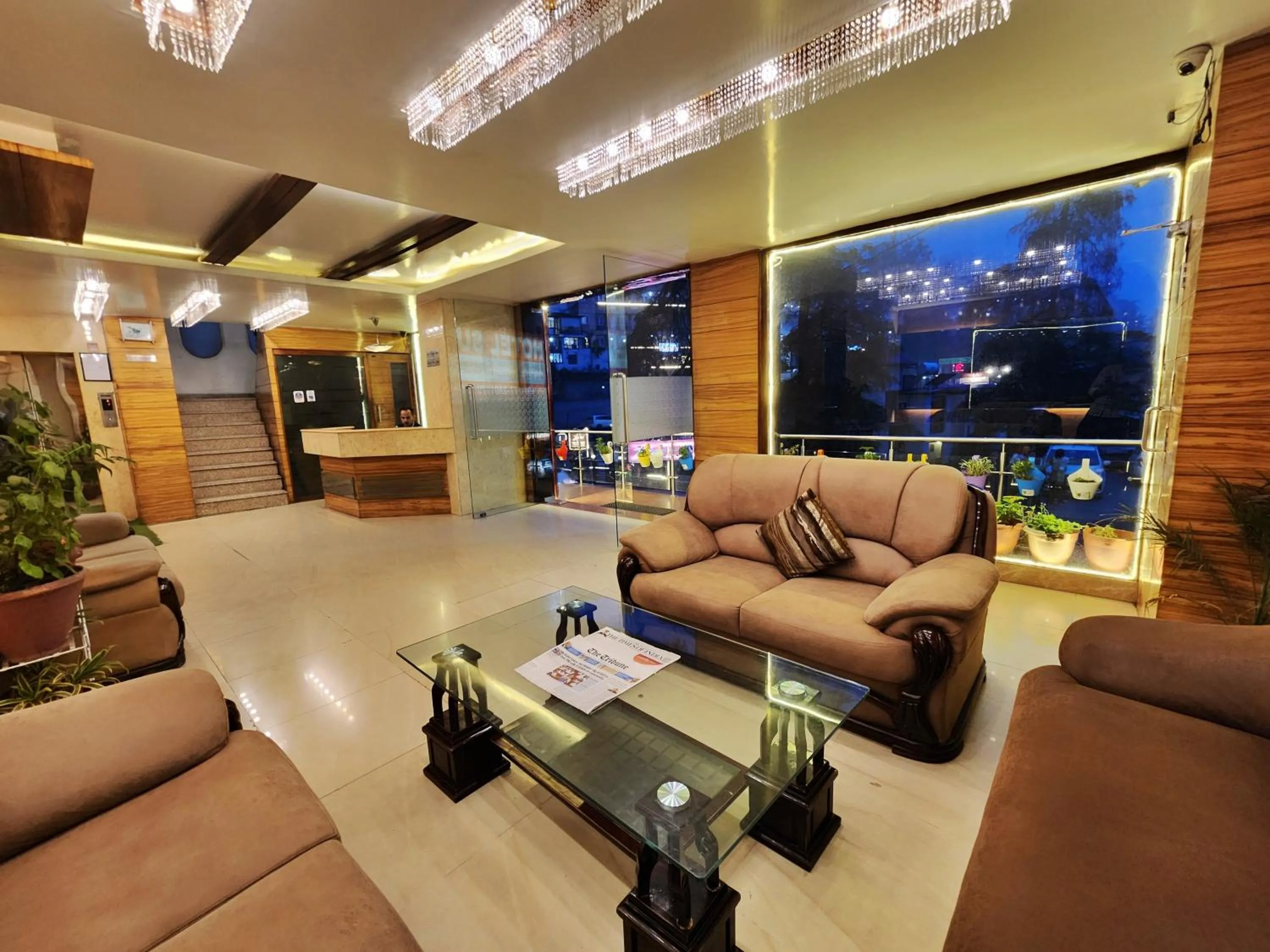 Lobby or reception in Hotel Surya Shimla