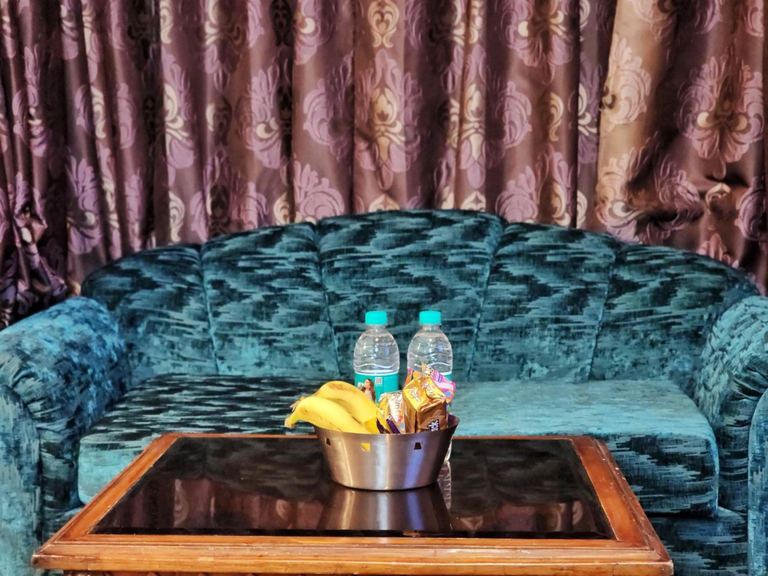 Seating area in Hotel Surya Shimla