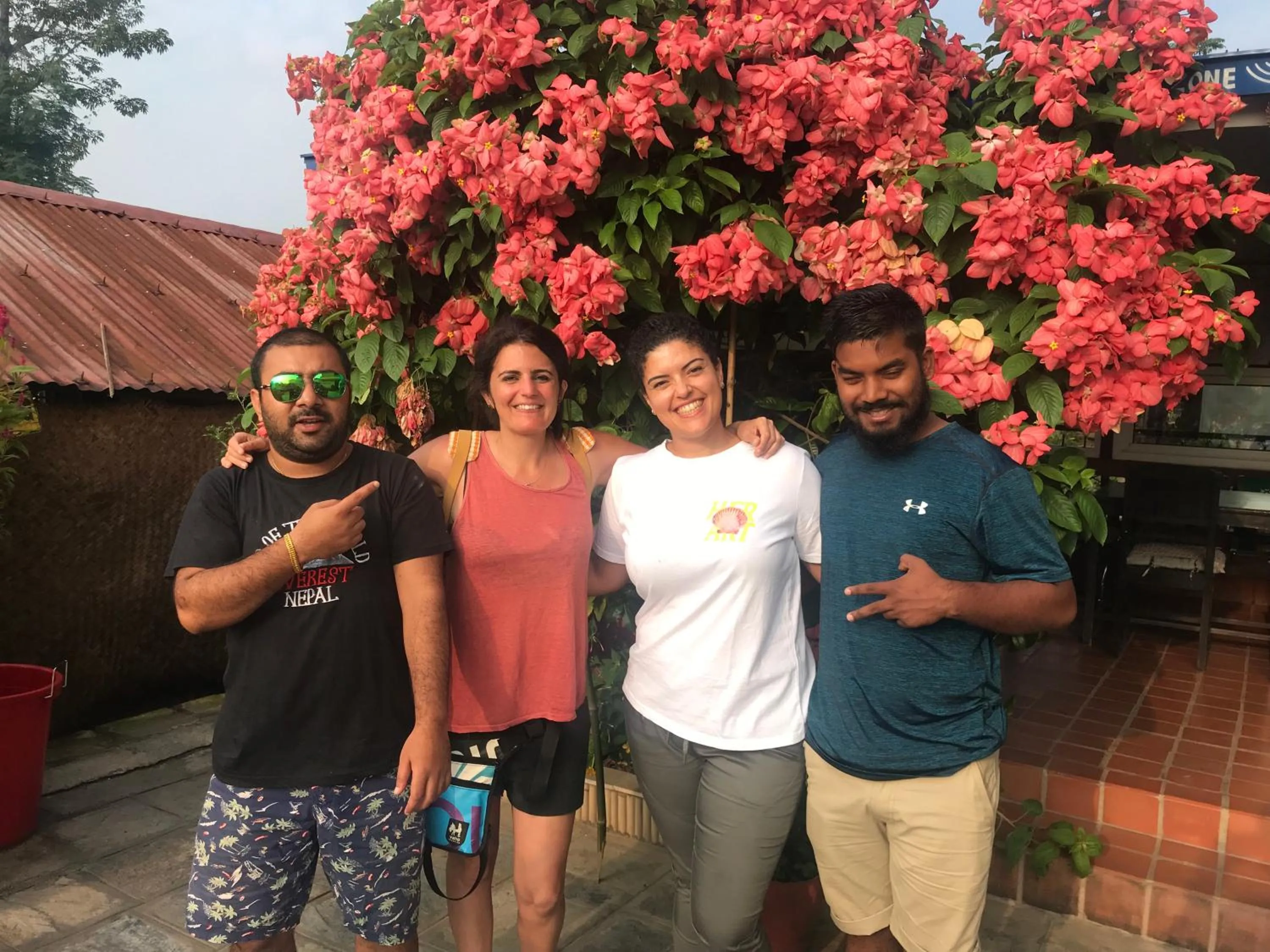 group of guests in Sweet Home