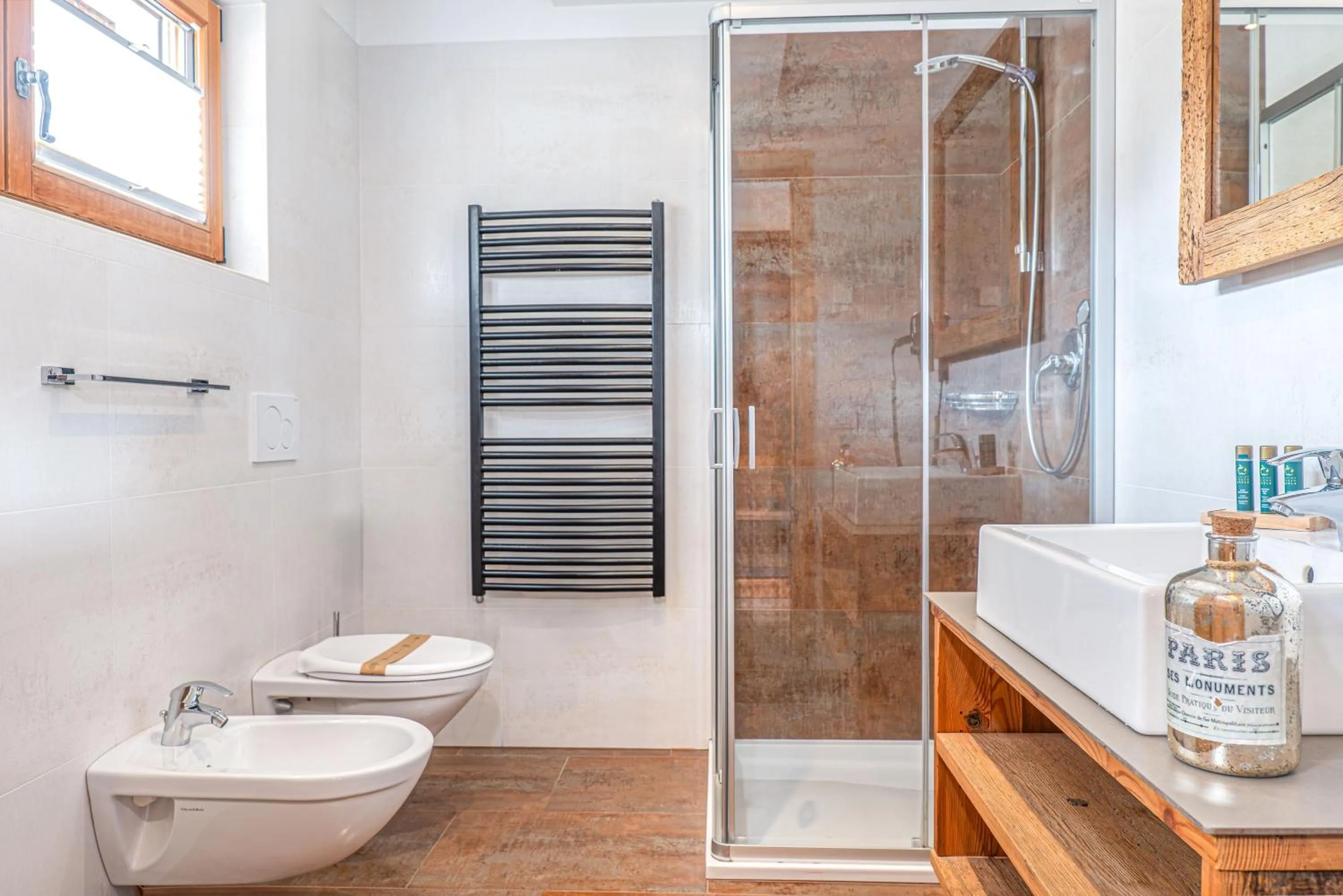 Shower in Alpine Mountain Chalet