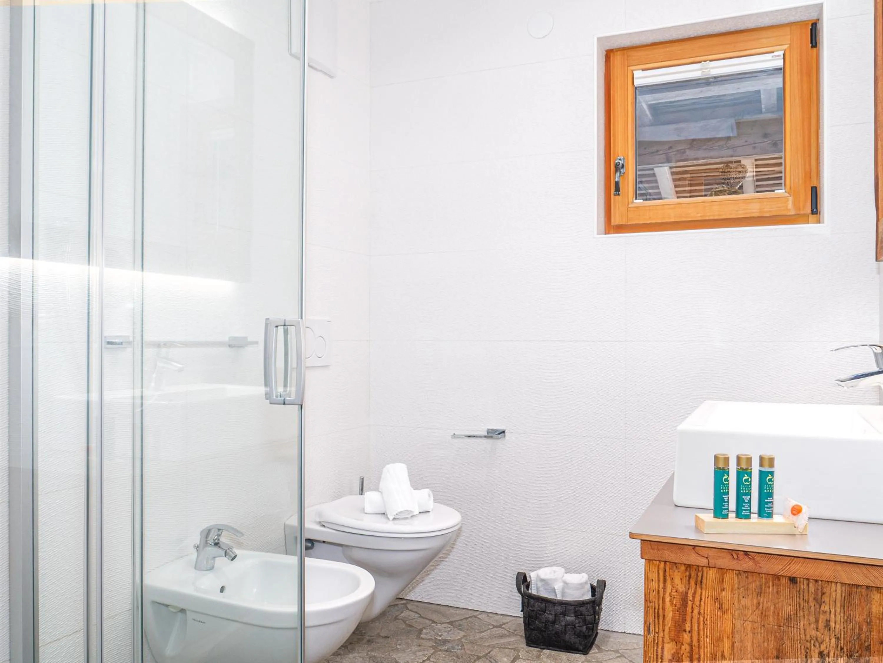 Shower in Alpine Mountain Chalet