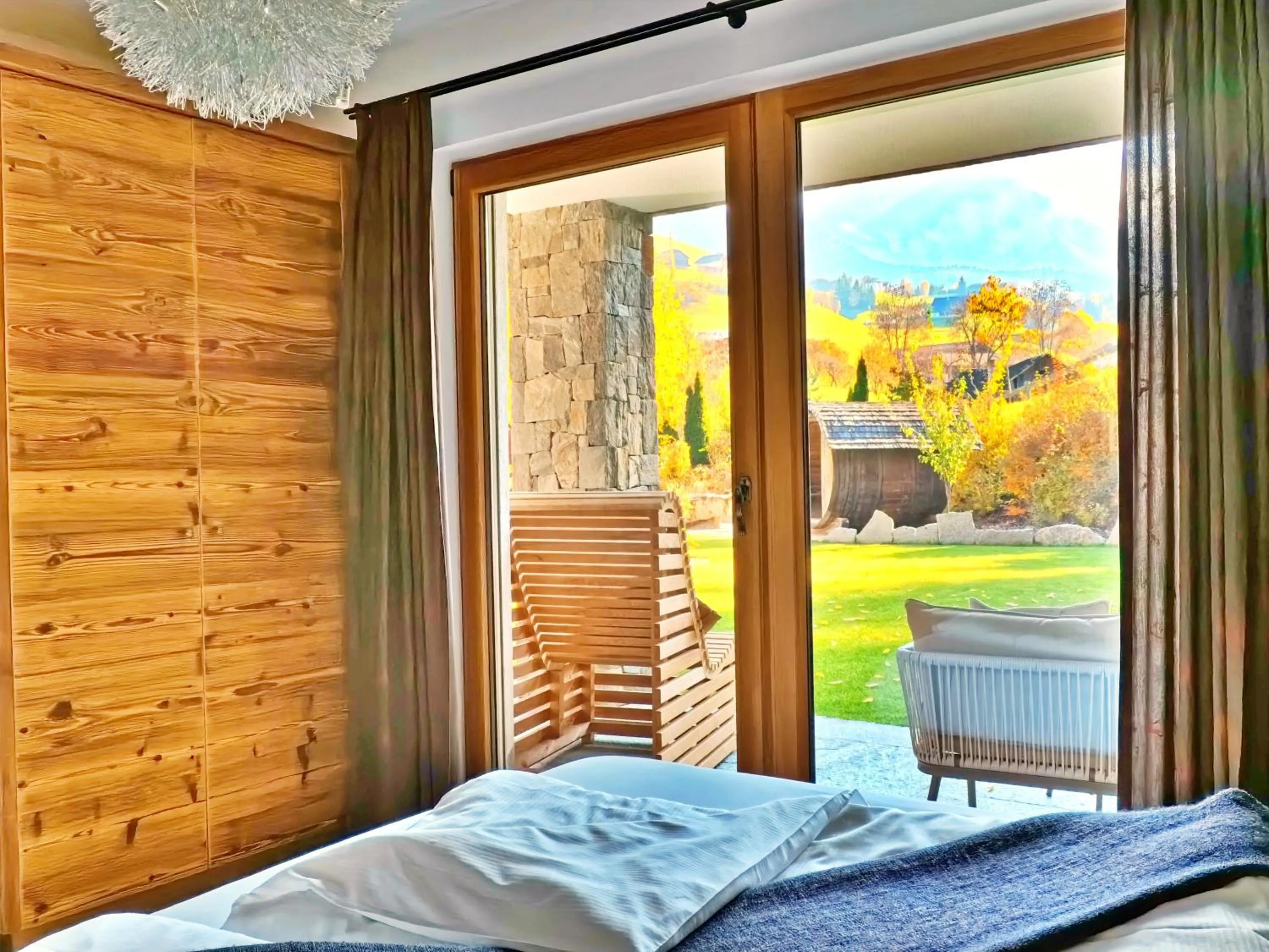 Bedroom, Bed in Alpine Mountain Chalet