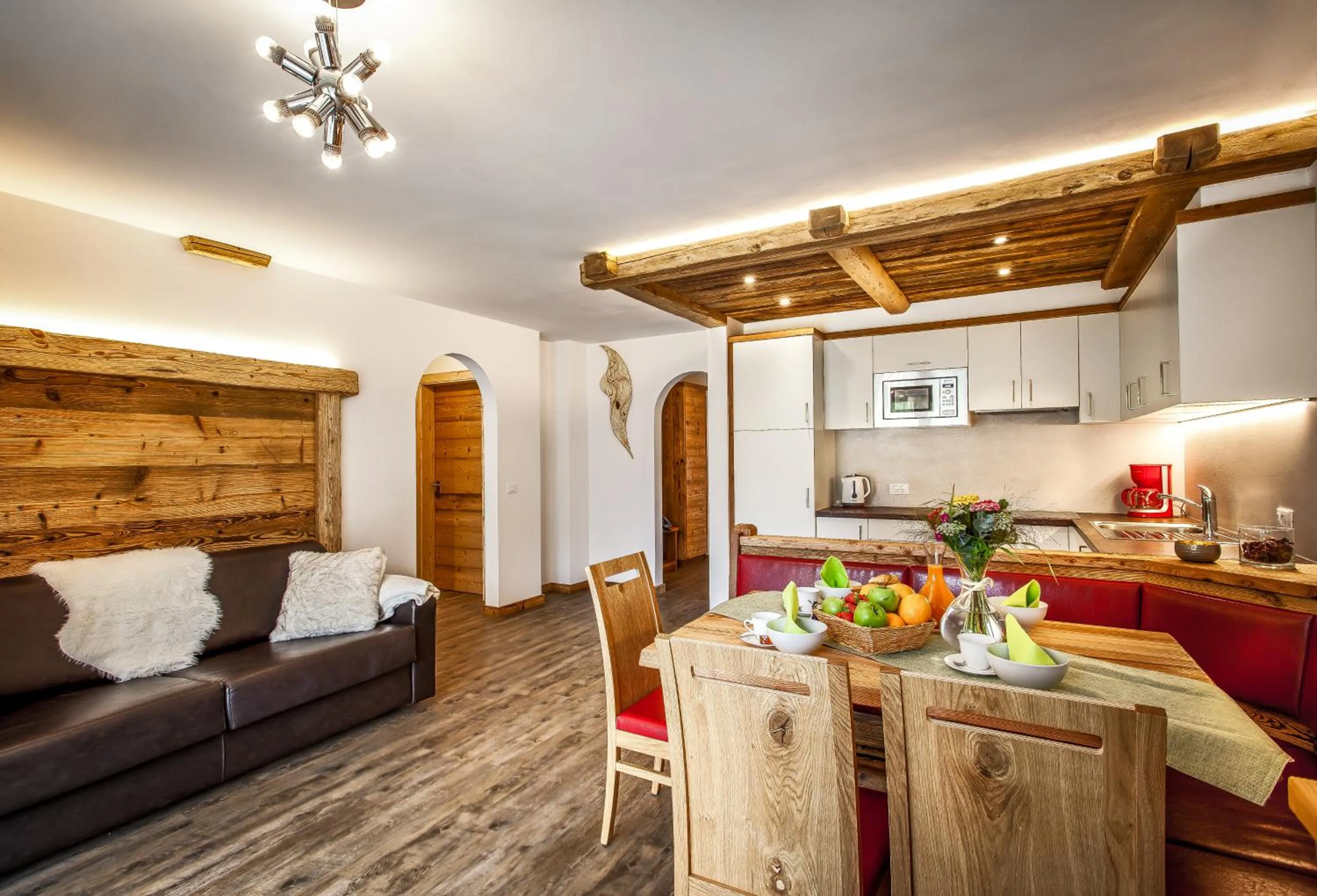 Kitchen or kitchenette in Alpine Mountain Chalet
