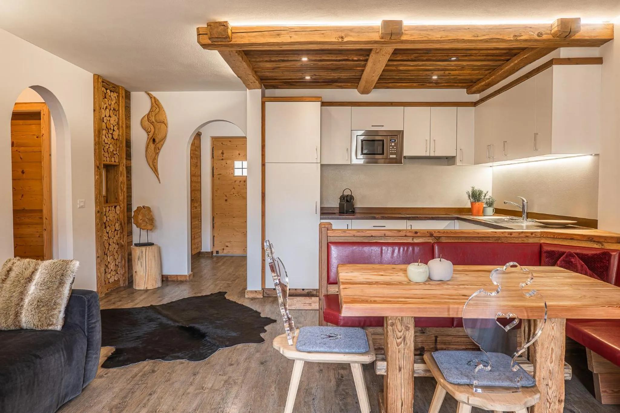 Kitchen or kitchenette in Alpine Mountain Chalet