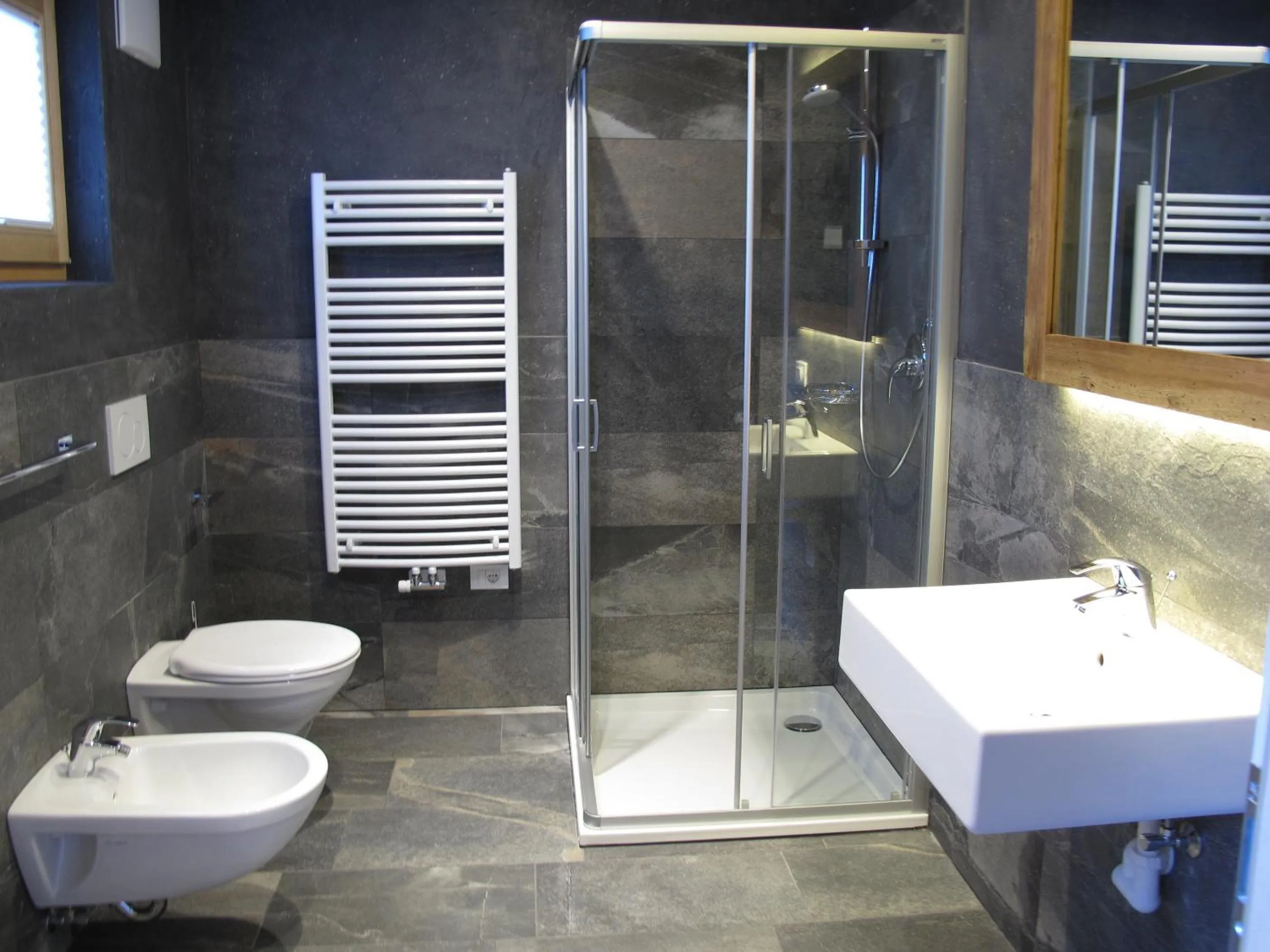 Shower in Alpine Mountain Chalet