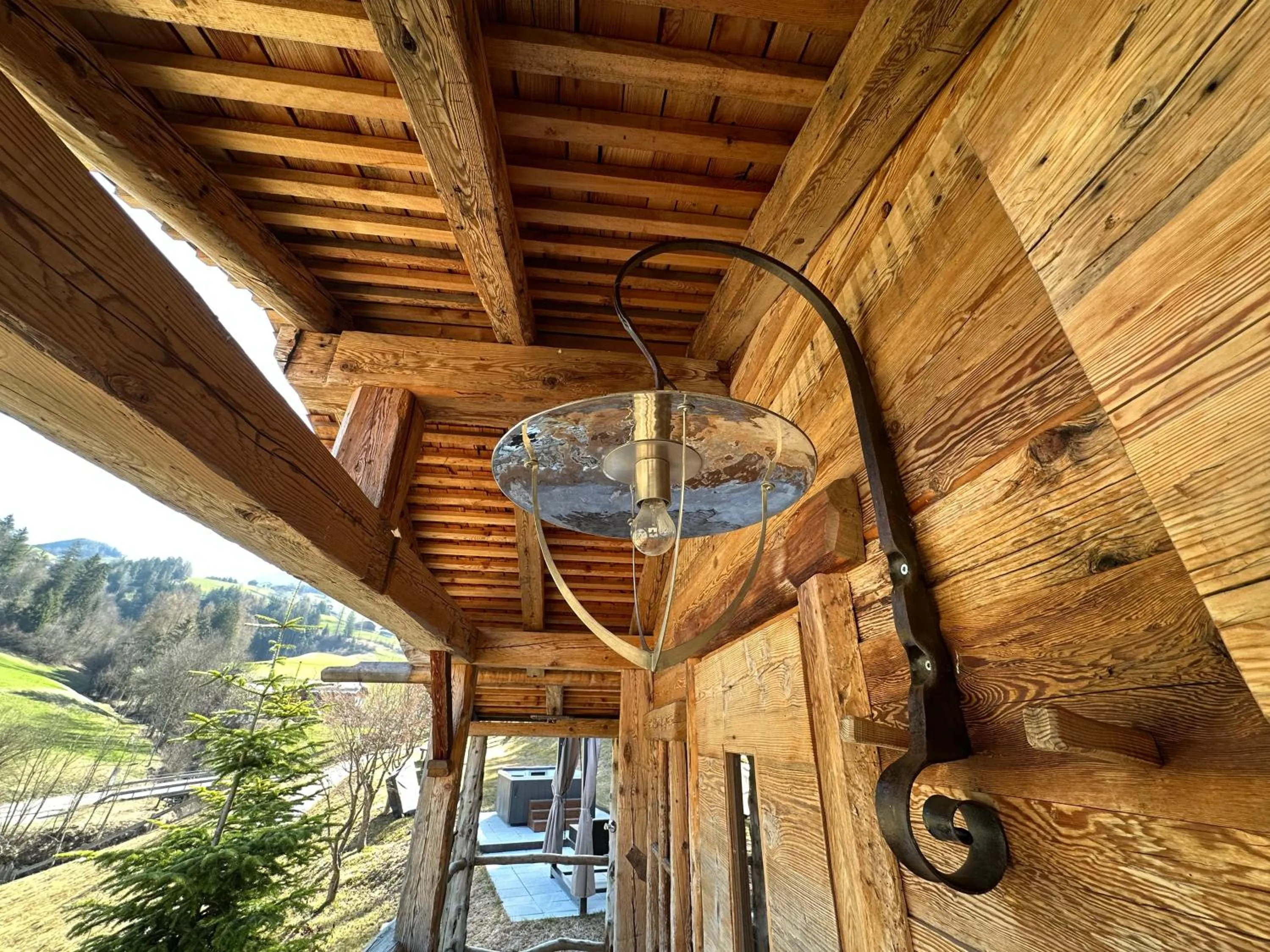 Sauna in Alpine Mountain Chalet