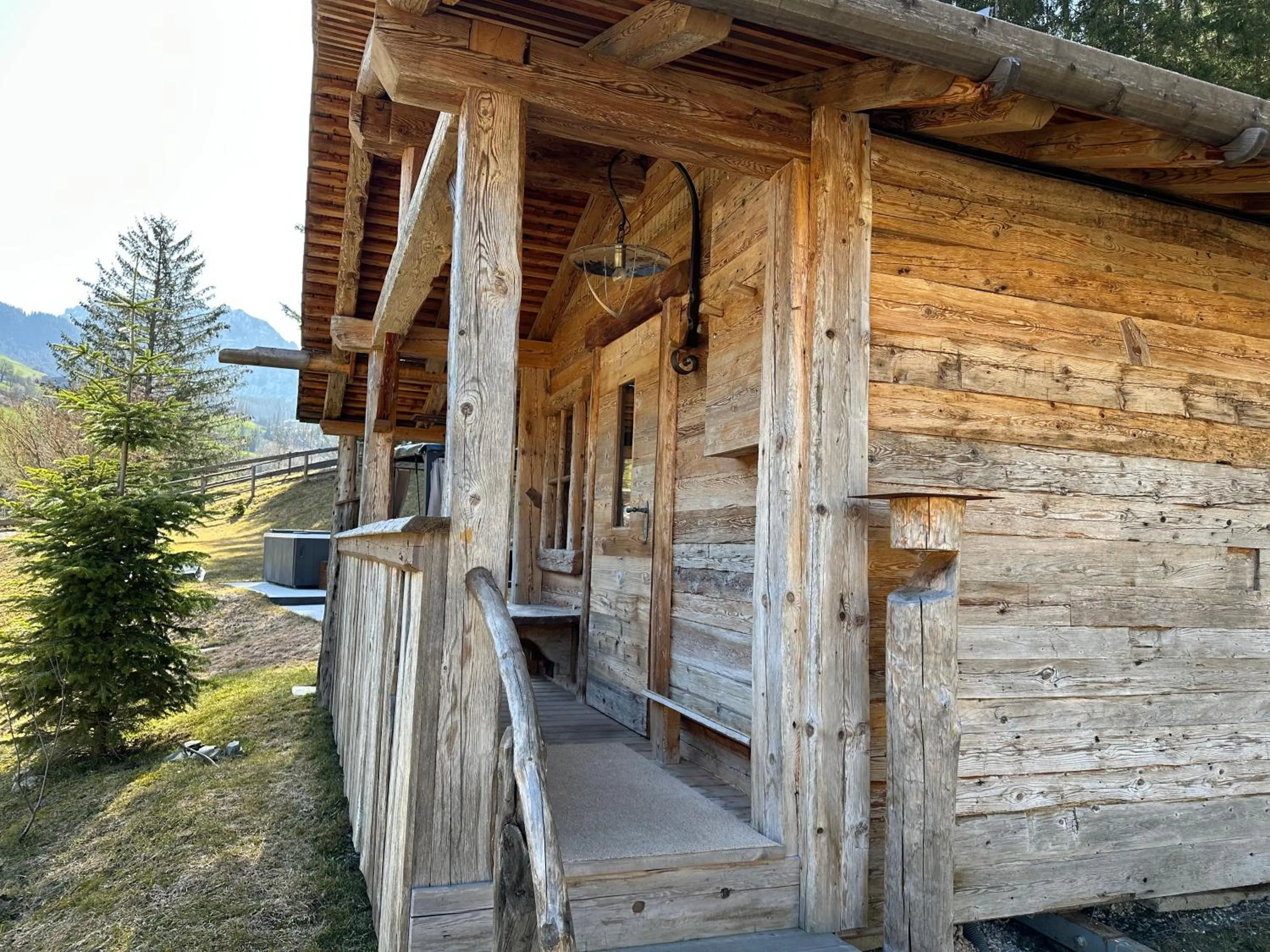 Garden in Alpine Mountain Chalet