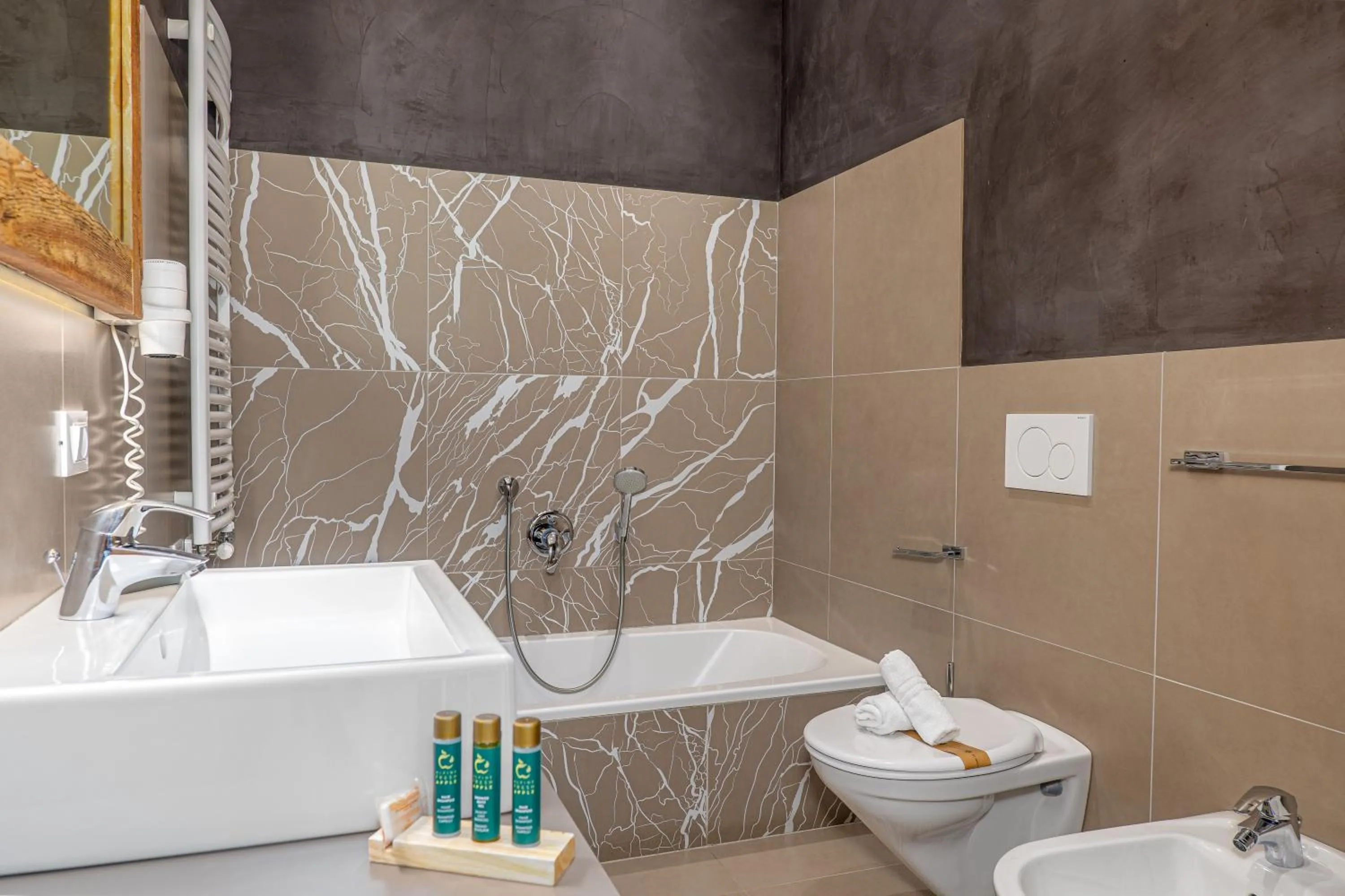 Shower in Alpine Mountain Chalet