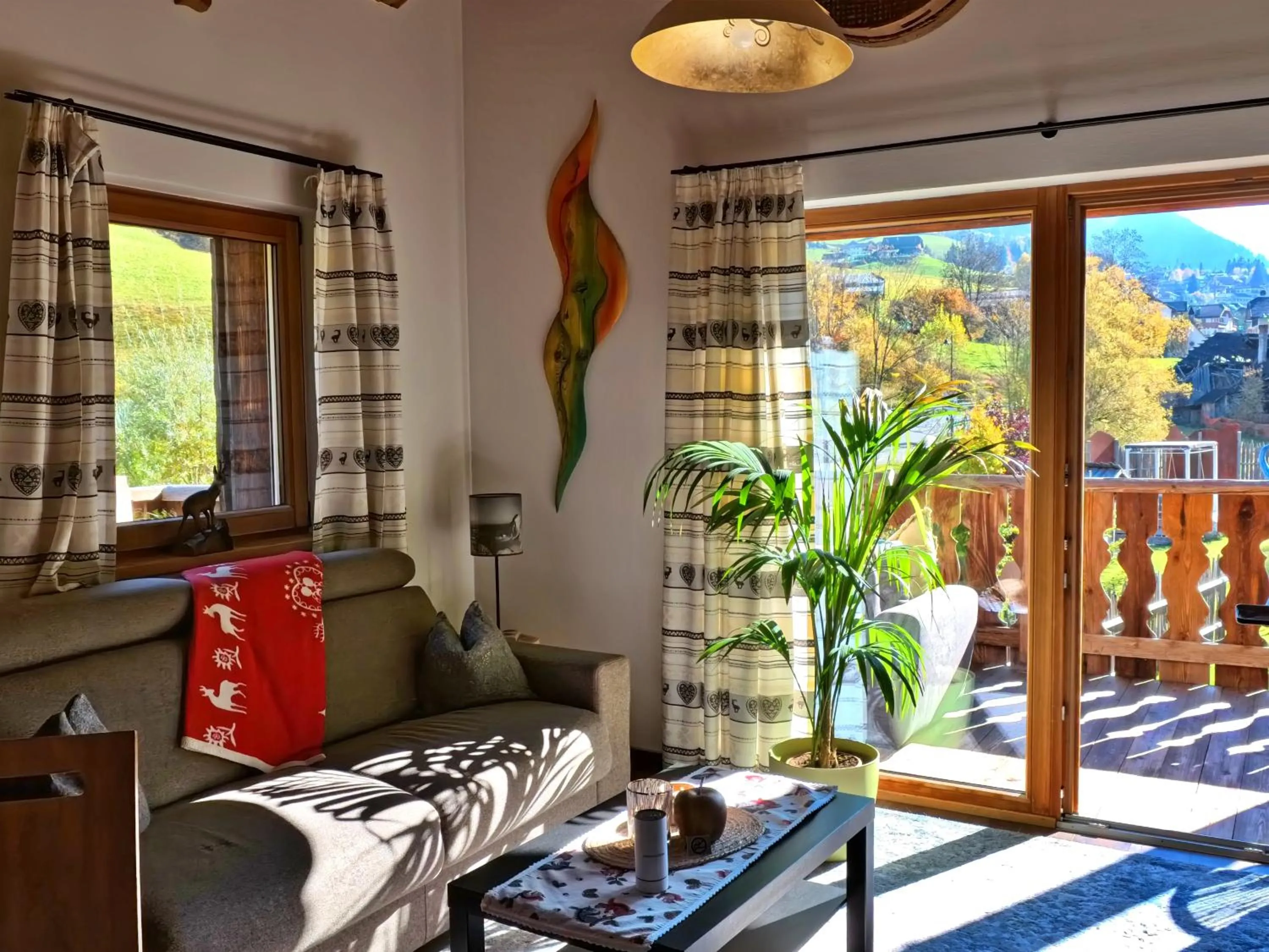 Living room in Alpine Mountain Chalet