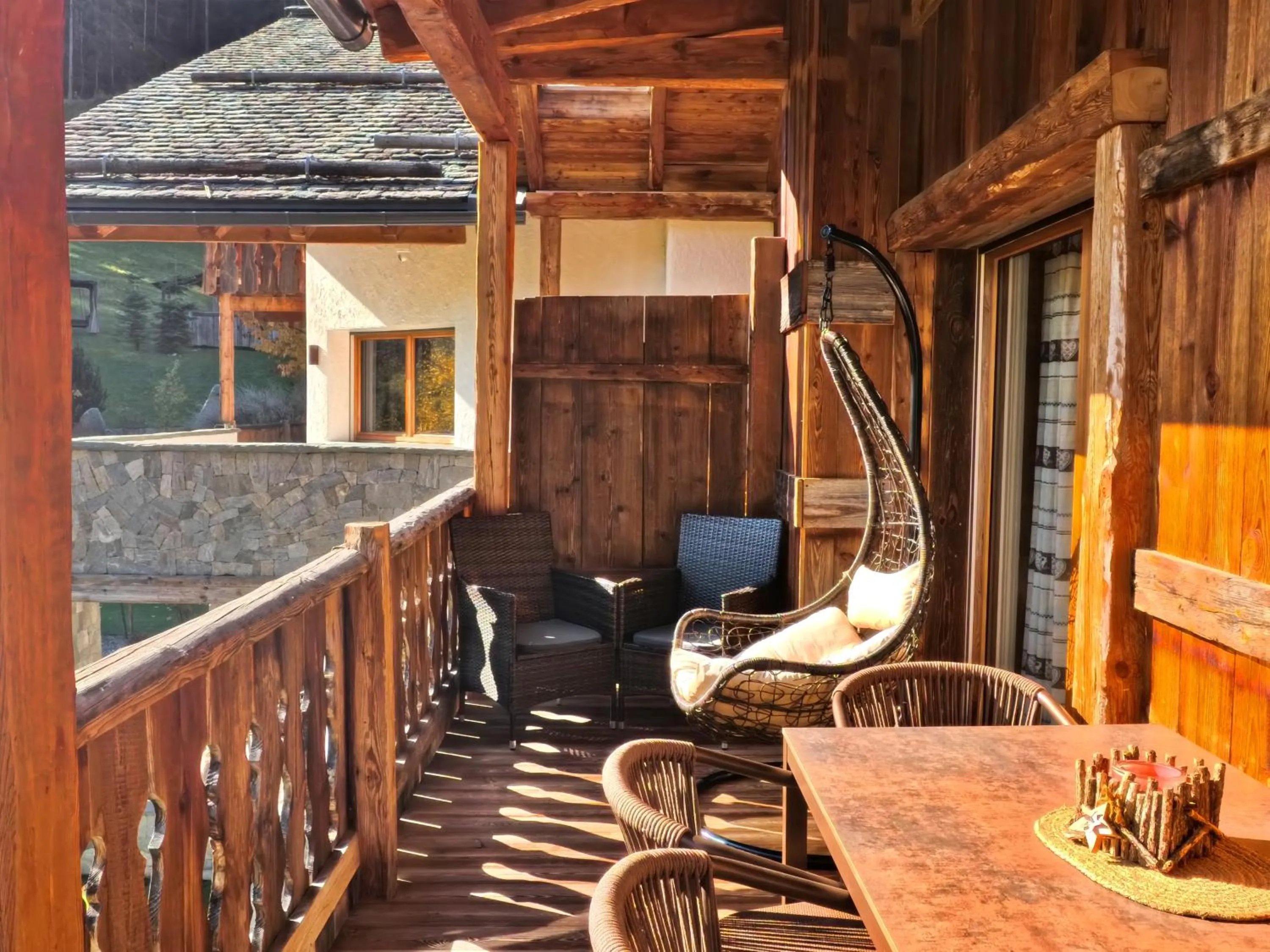 Balcony/Terrace in Alpine Mountain Chalet