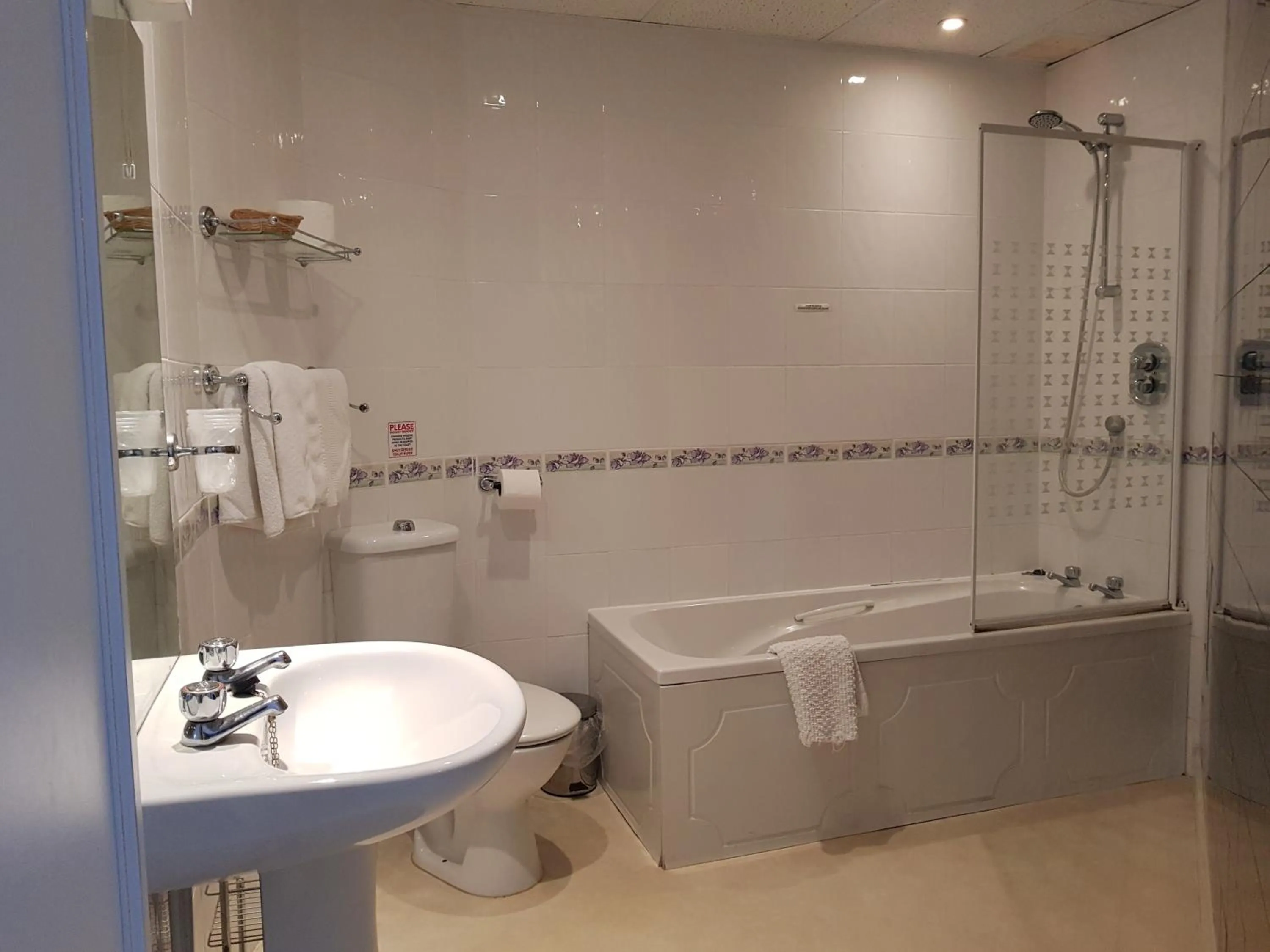 Bathroom in Burley Court Hotel