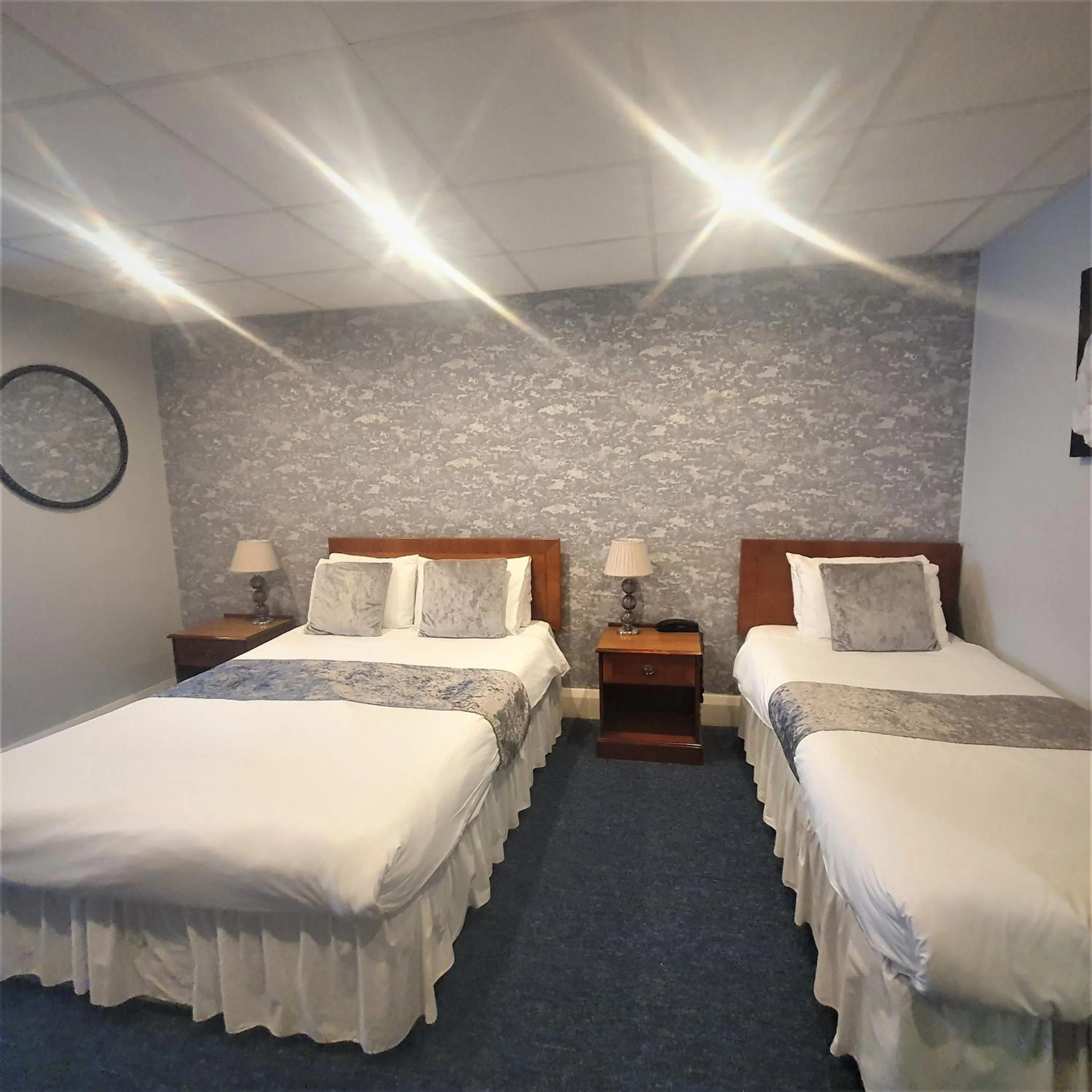 Bed in Burley Court Hotel